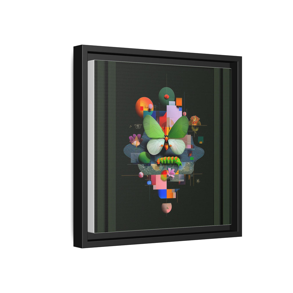 Metamorphosis Geometry Framed Print : Digital Nature Synthesis, Butterfly Abstraction   |  Personalized & Custom Orders Available