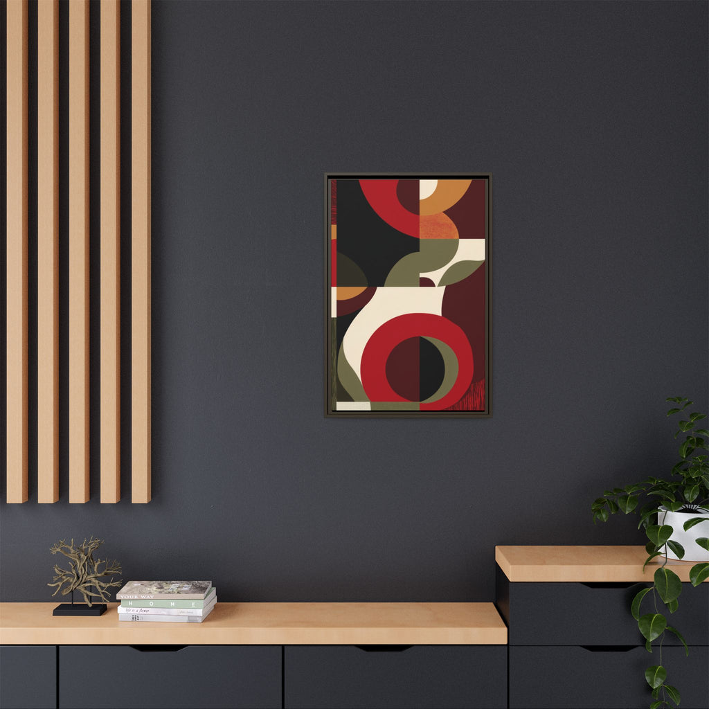 Geometric Intersections: Mid-Century Modern Design, Abstract Architectural Composition, Rhythmic Curved Forms   |   Custom Orders Accepted