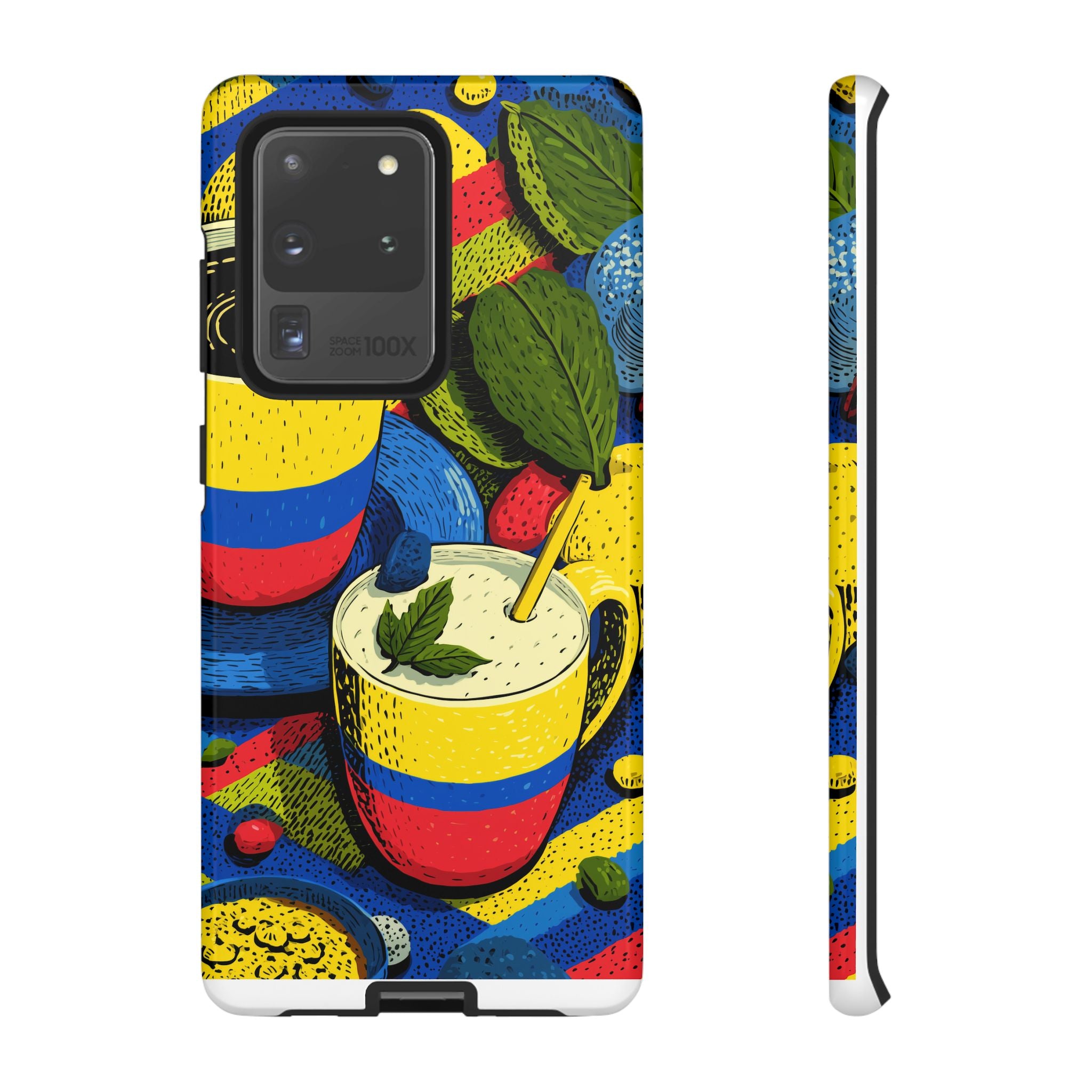 Vibrant Phone Case for Tough Cases | Colorful Colombian Art, Unique Gift, Trendy Accessory, Summer Style, Festival Must-Have