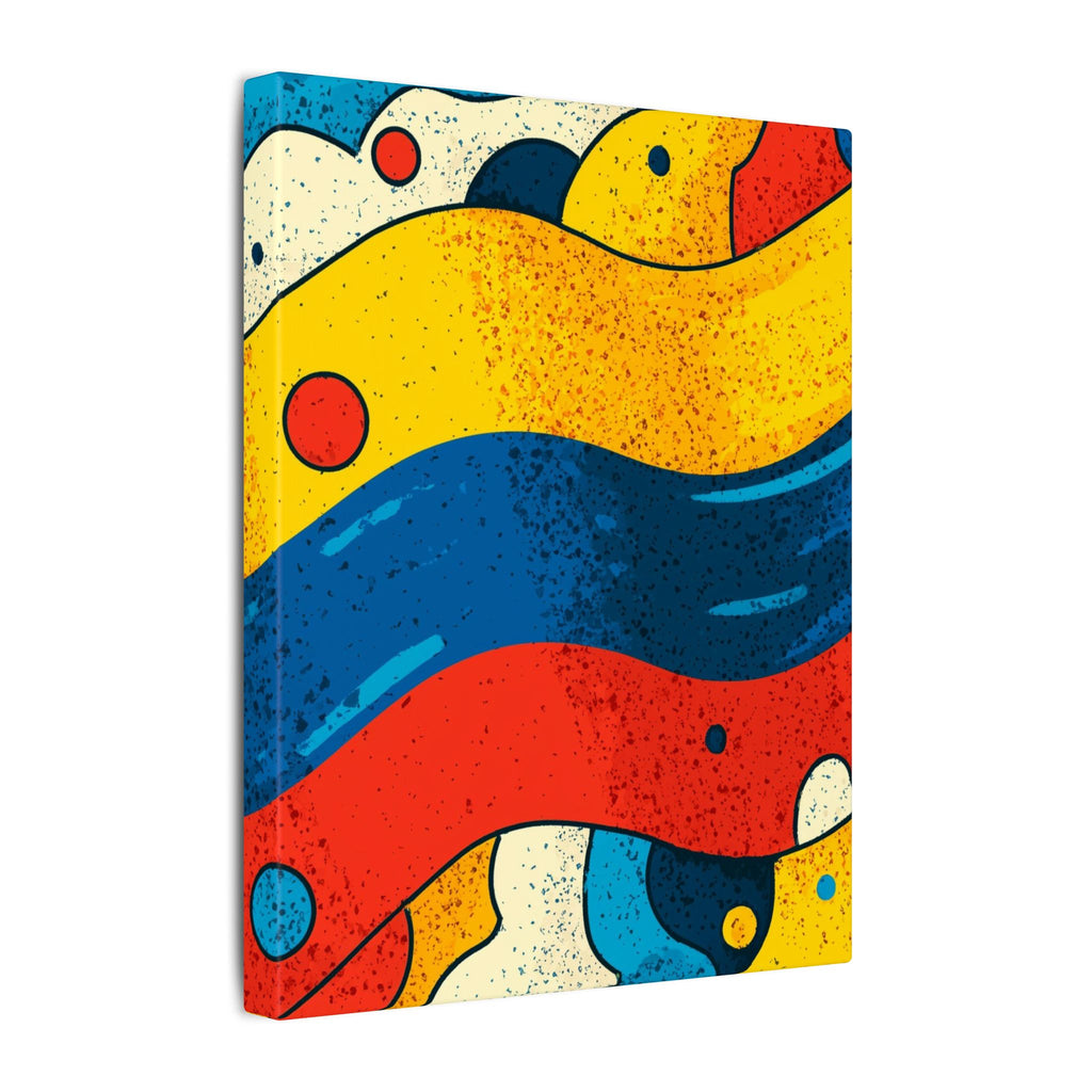 Fluid Dynamics: Retro Abstract Shapes, Mid-Century Modern Motion, Geometric Color Waves   |   Custom Orders Accepted