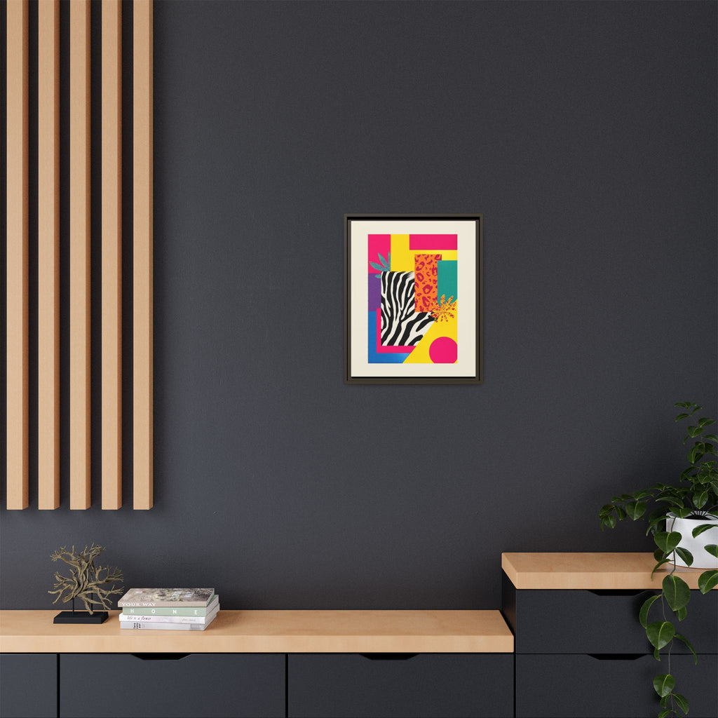 Zebra Stripes & Leopard Spots: 80s Pop Art Design, Memphis Style Graphic, Geometric Color Block Pattern   |   Custom Orders Accepted