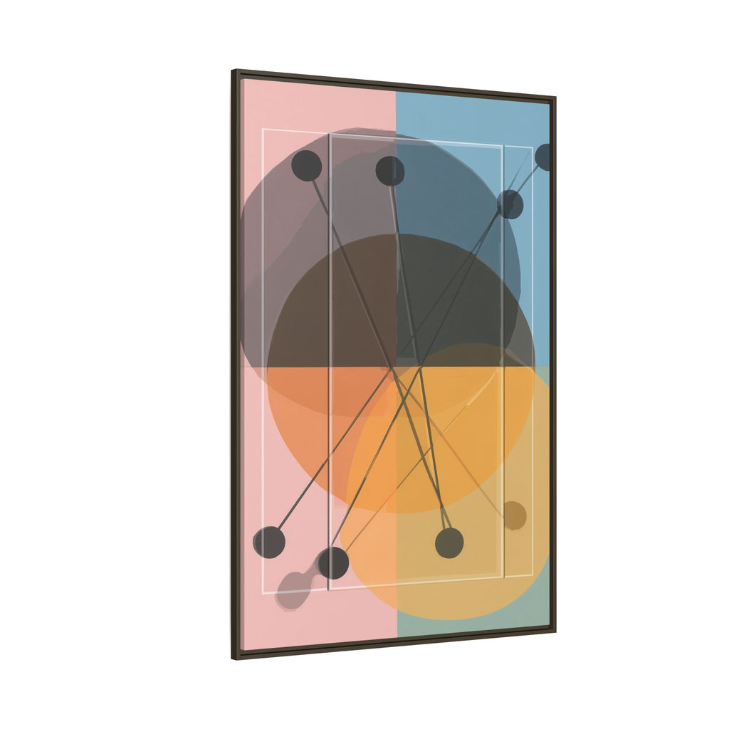 Geometric Intersections: Pastel Quadrants, Mid-Century Minimalism, Network Nodes   |   Custom Orders Accepted