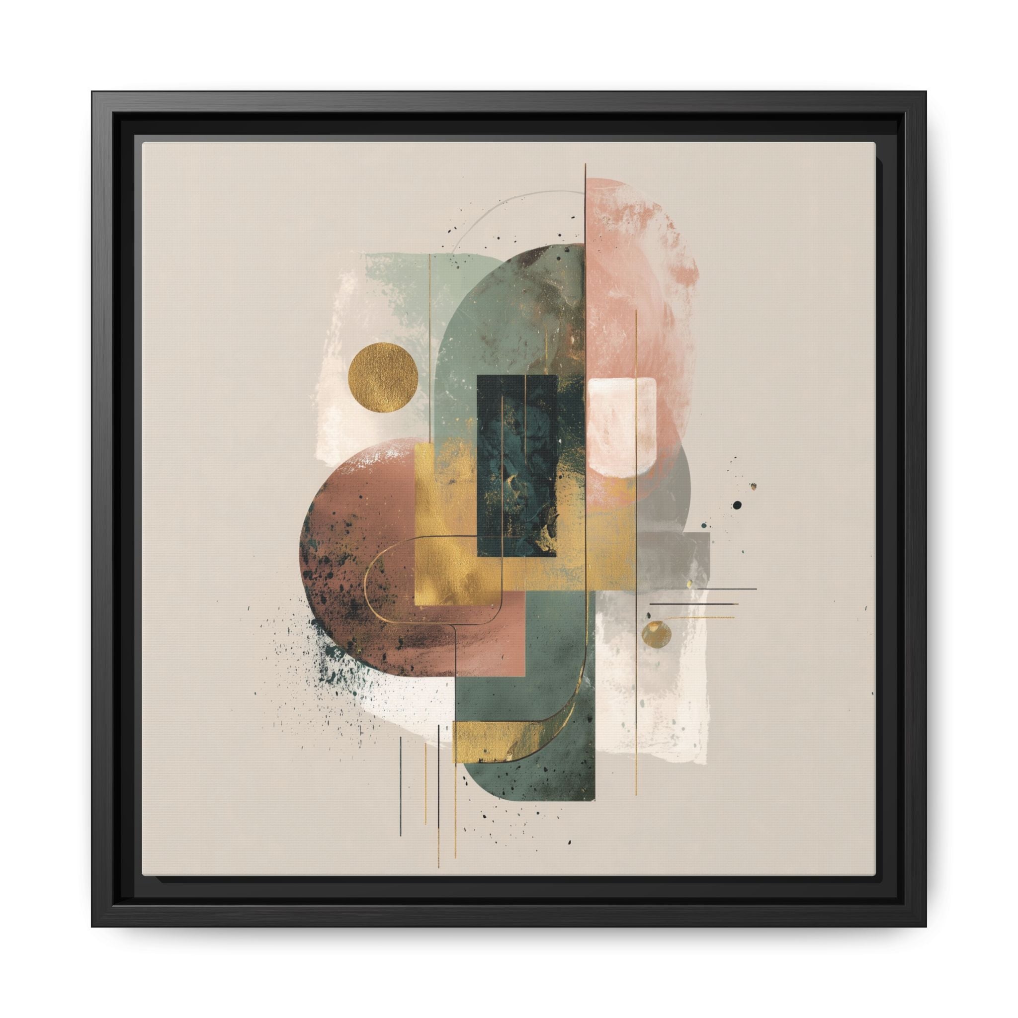 Organic Geometries: Fragmented Forms, Digital Abstract Composition, Layered Minimalist Art   |   Custom Orders Accepted