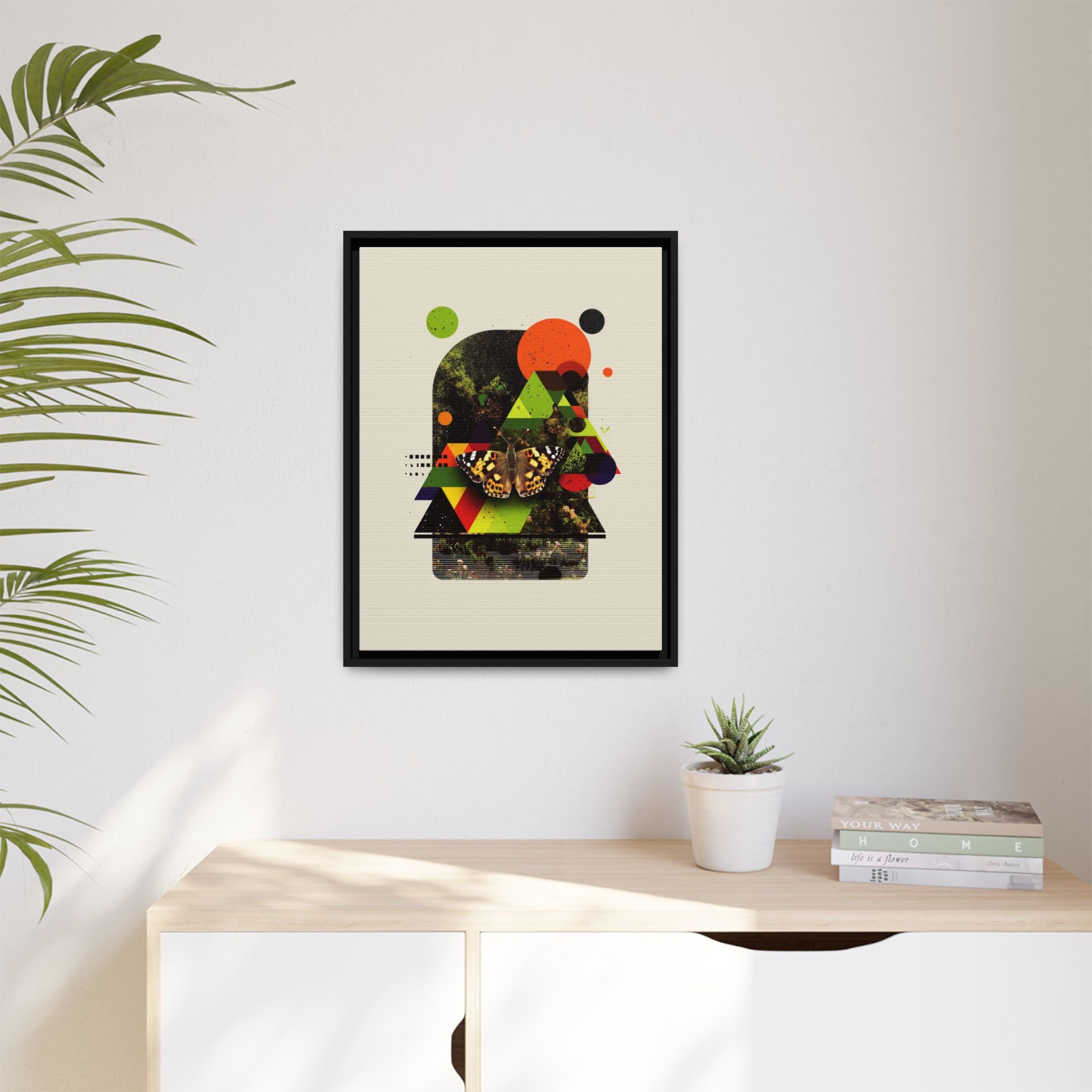 Geometric Butterfly Dreamscape: Digital Abstract Art, Vibrant Geometric Composition   |    Custom Orders Available