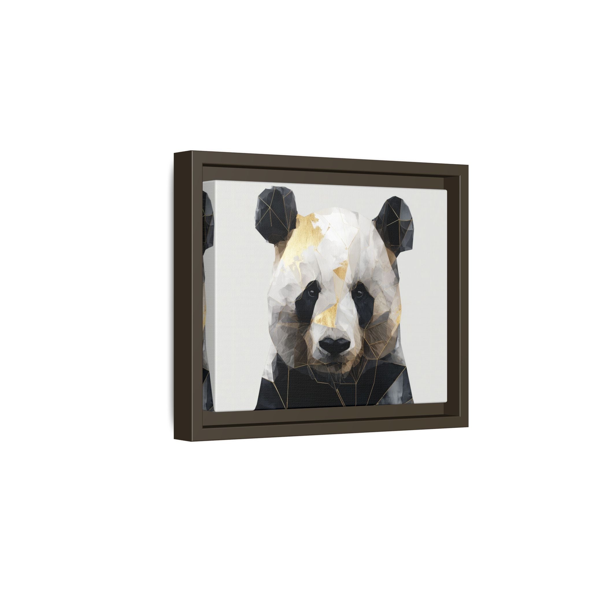 Fractal Panda: Geometric Digital Art, Low Poly Wildlife Portrait   |  Personalized & Custom Orders Available