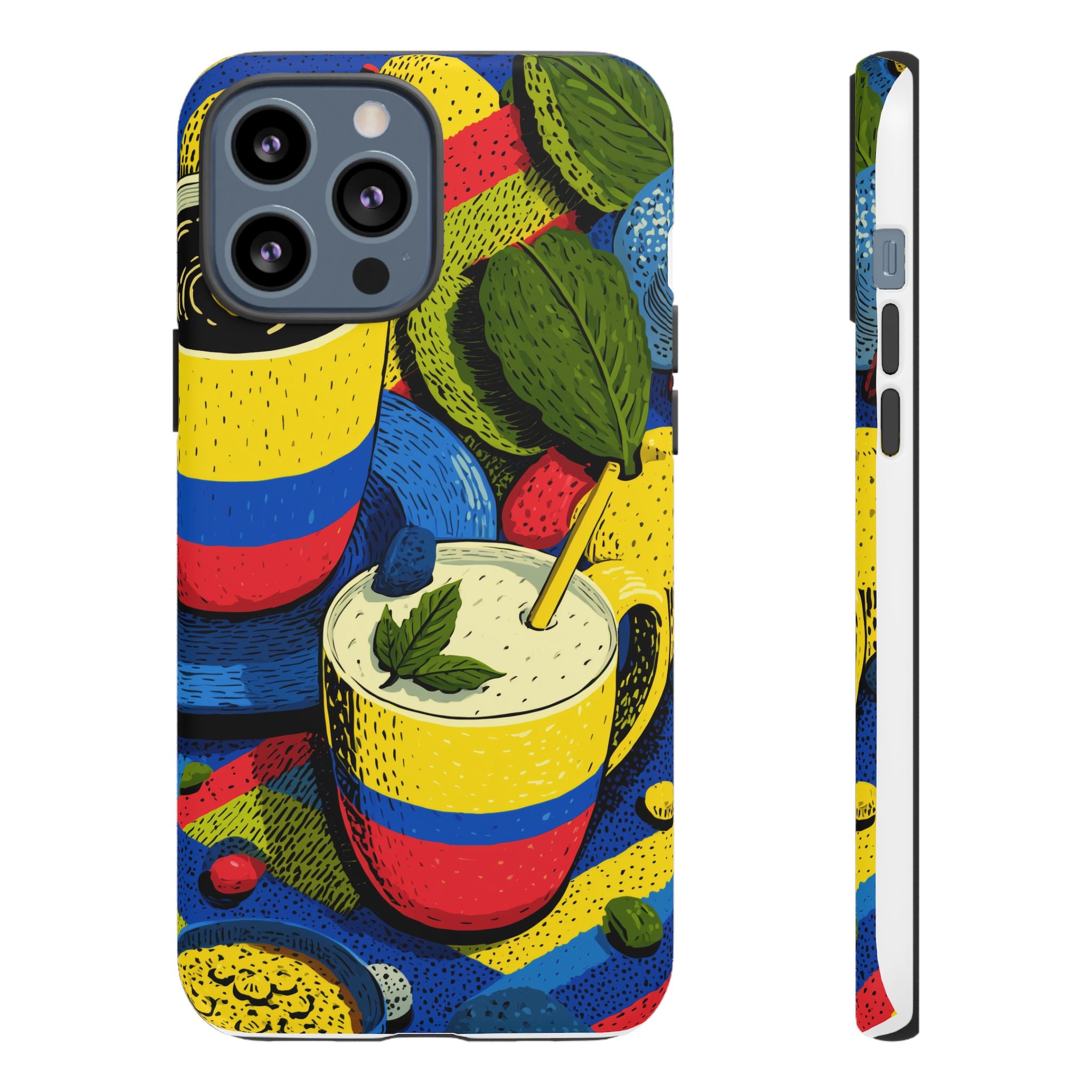 Vibrant Phone Case for Tough Cases | Colorful Colombian Art, Unique Gift, Trendy Accessory, Summer Style, Festival Must-Have