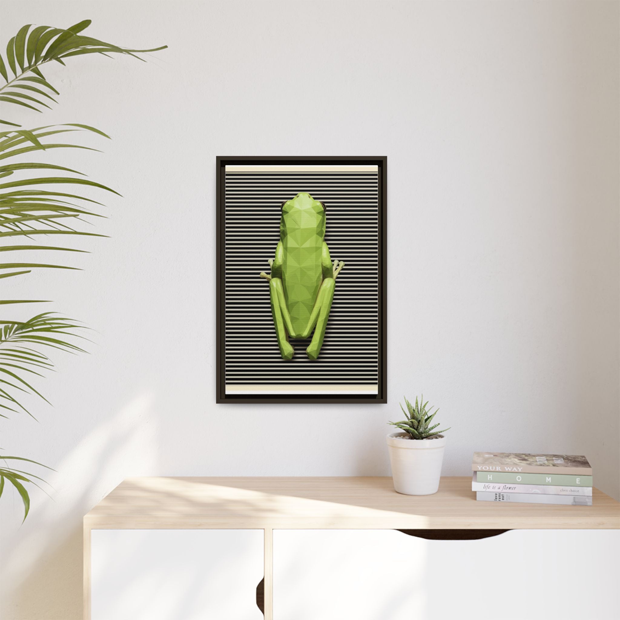 Geometric Amphibian: Low-Poly Frog Design, Digital Art Minimalism   |  Personalized & Custom Orders Available