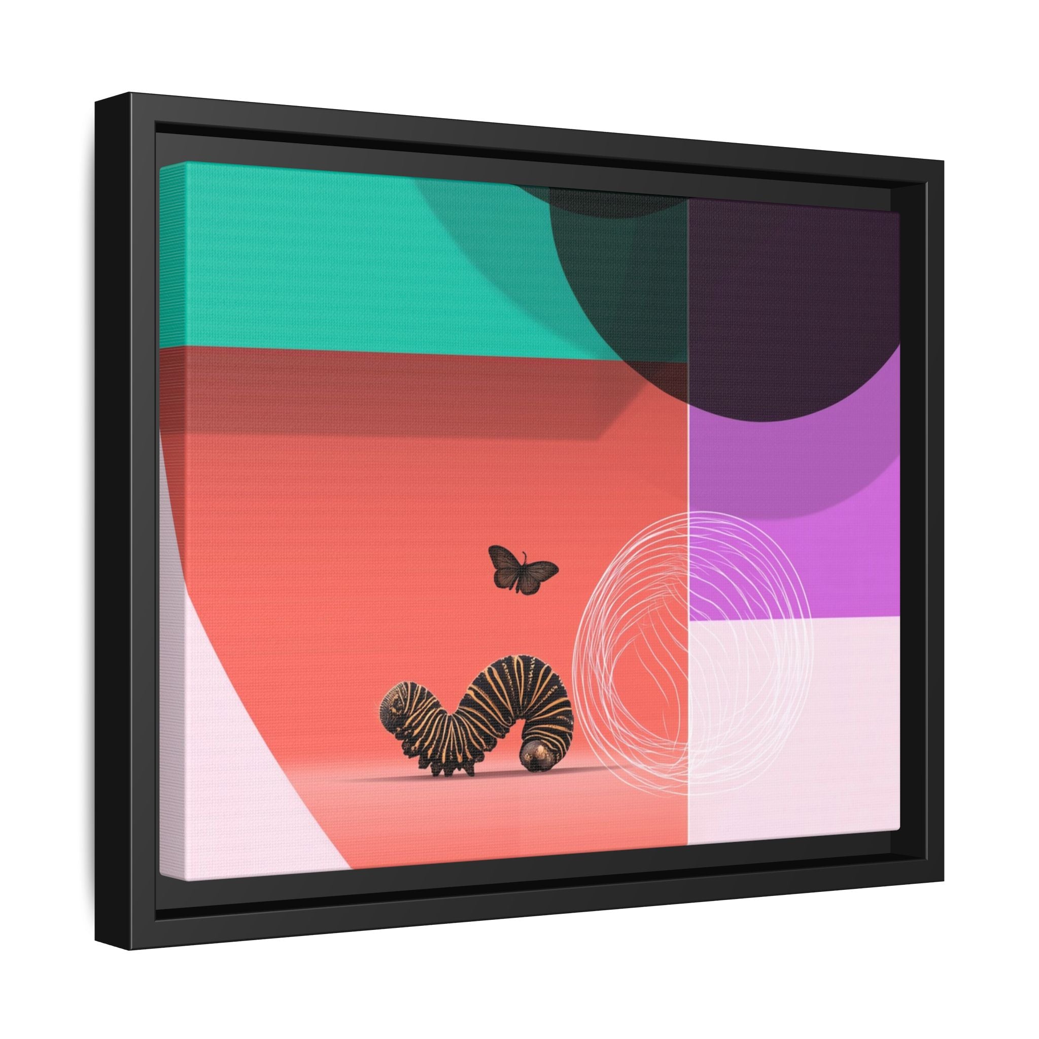 Metamorphosis in Color: Geometric Butterfly Transformation, Abstract Graphic Design   |    Custom Orders Available