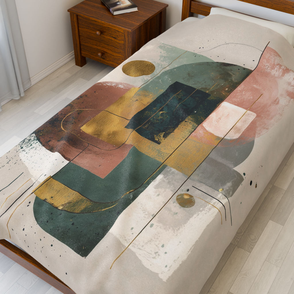 Ethereal Geometries: Pastel Minimalism, Mid-Century Modern Abstract   |    Custom Orders Available