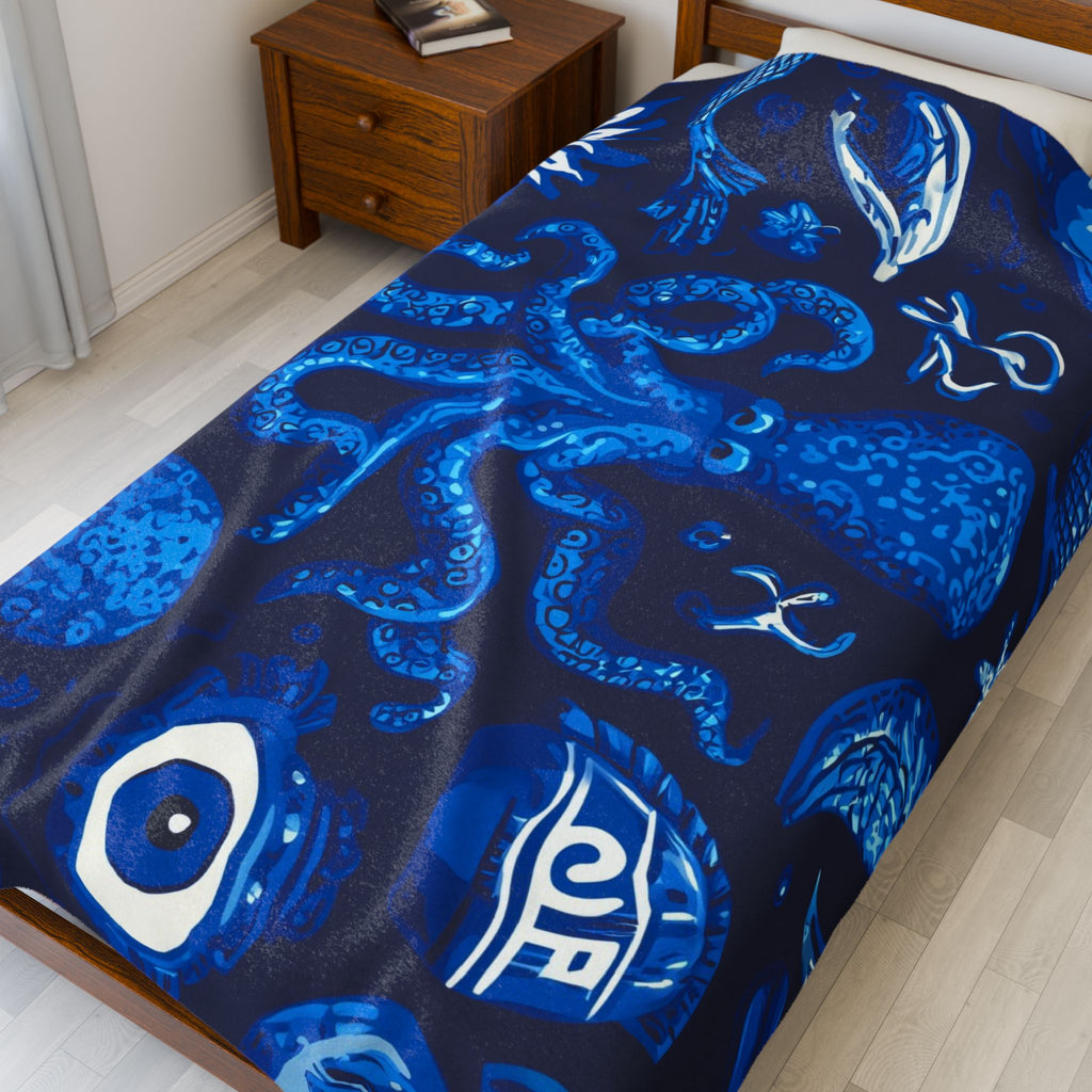 Depths of the Nazar: Oceanic Patterns, Blue Ceramic Symbolism   |   Custom Orders Accepted