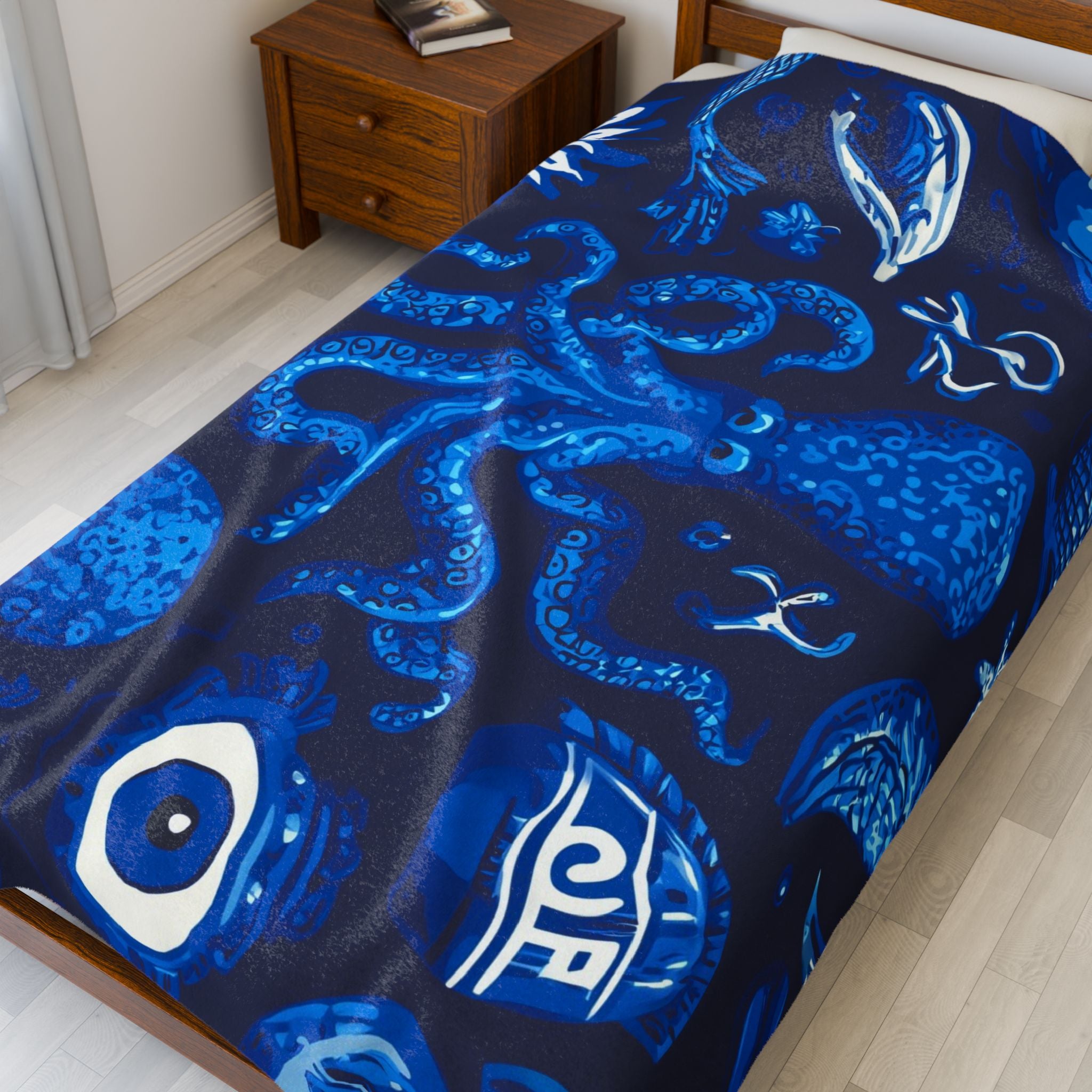 Depths of the Nazar: Oceanic Patterns, Blue Ceramic Symbolism   |   Custom Orders Accepted