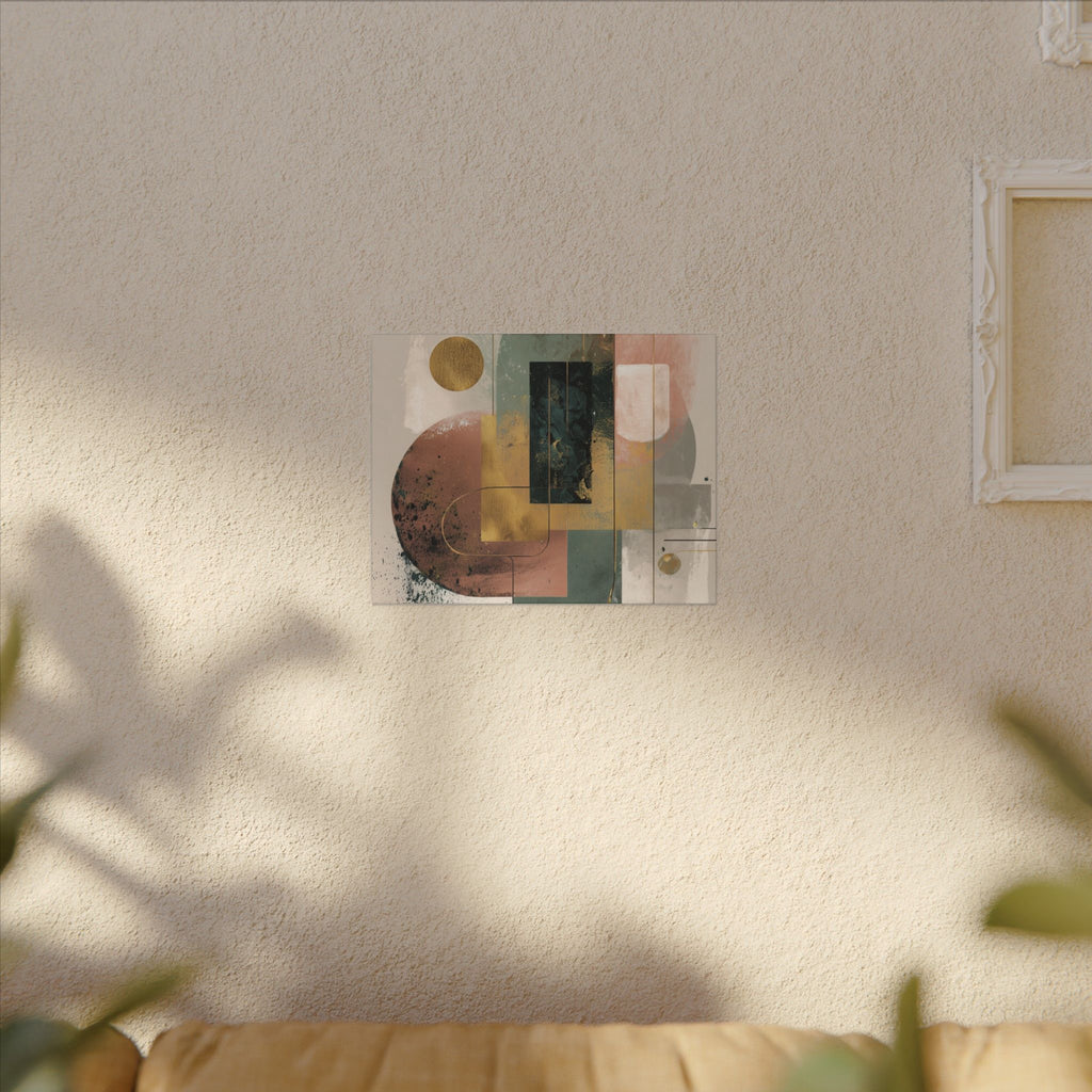 Geometric Harmony: Abstract Composition, Modernist Minimalism, Ethereal Design Layers   |   Custom Orders Accepted