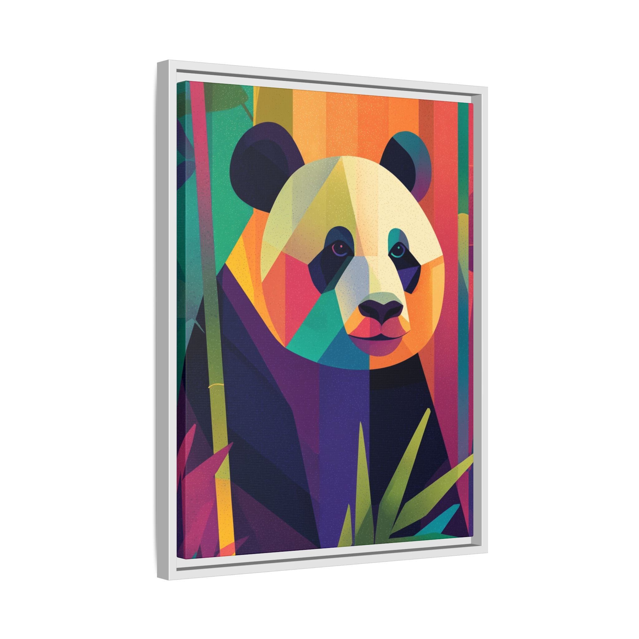 Geometric Panda Framed Print : Kaleidoscope Panda, Digital Art Illustration   |  Personalized & Custom Orders Available