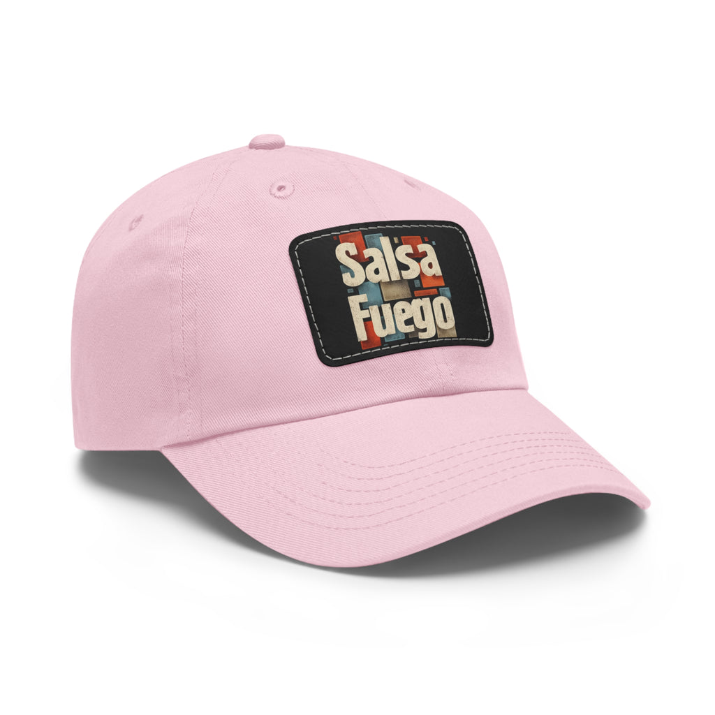 Salsa Fuego Geometric Dad Hat with Leather Patch (Rectangle)
