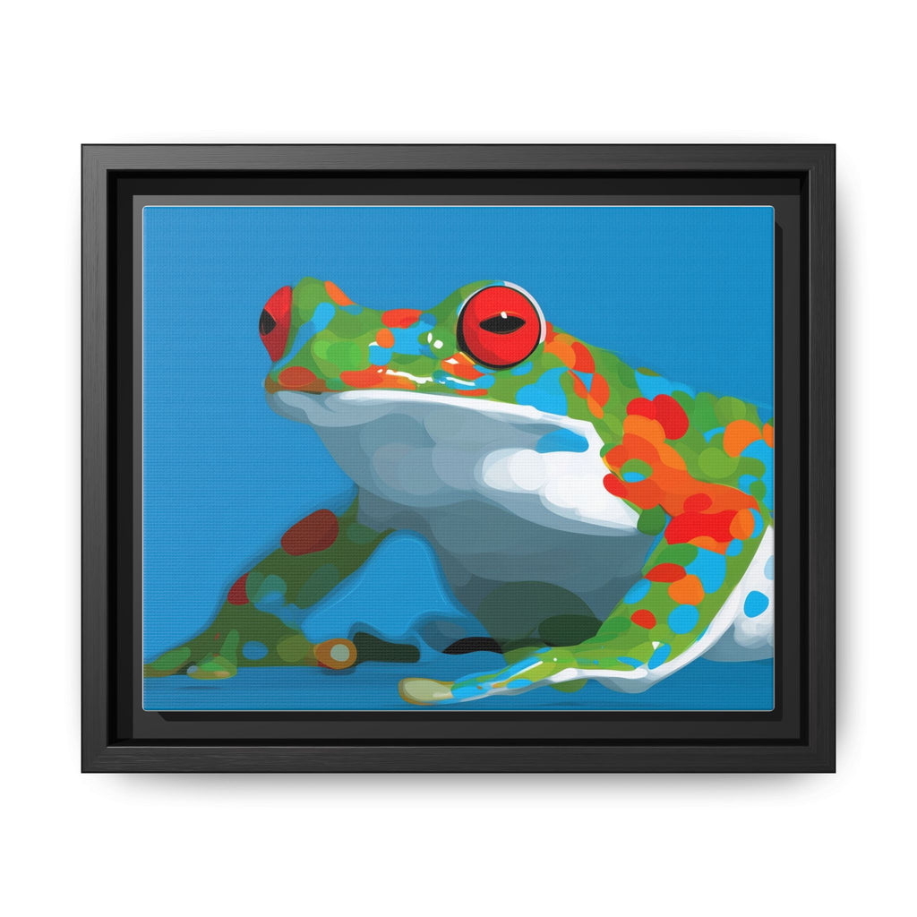 Mosaic Frog: Geometric Wildlife Art, Colorful Amphibian Print   |    Custom Orders Available