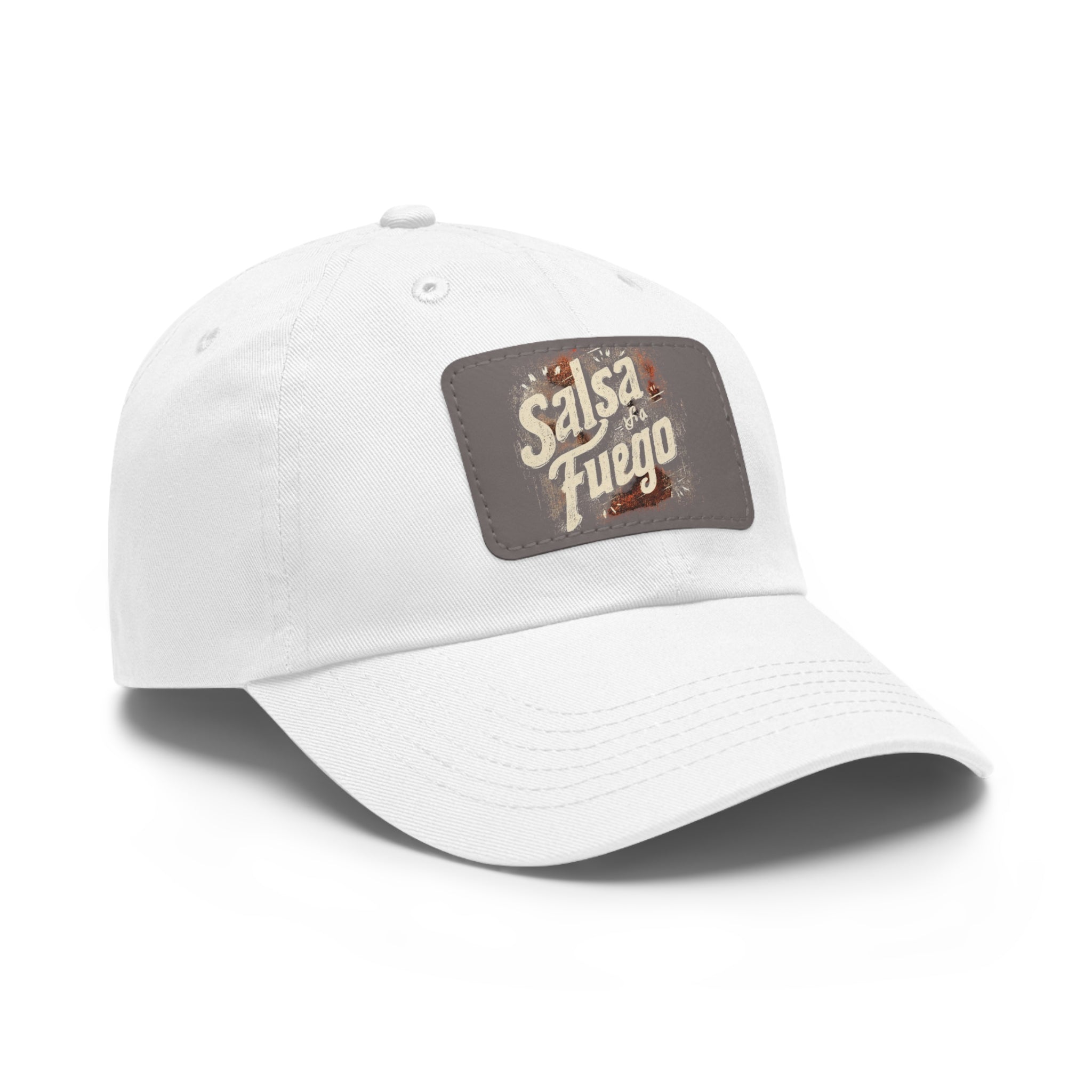 Salsa Fuego Dad Hat with Leather Patch (Rectangle)