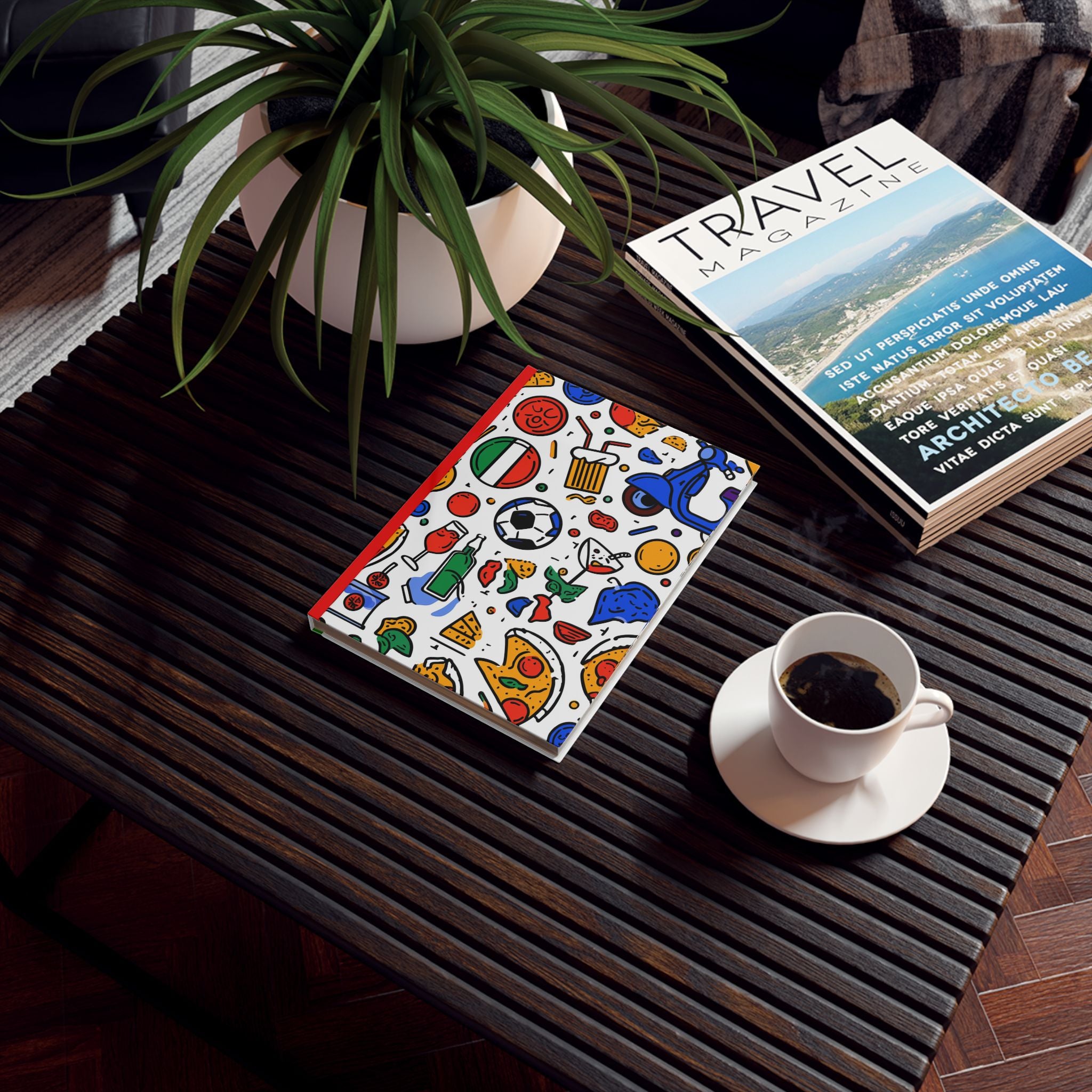 La Dolce Vita: Italian Culture in Color, Graphic Design Celebration, Pop Art Culinary Journey | Custom Orders Accepted