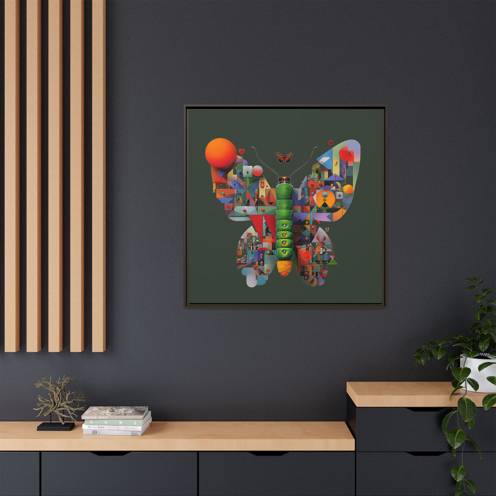 Furnie: Geometric Butterfly Mosaic, Digital Art Landscape   |    Custom Orders Available