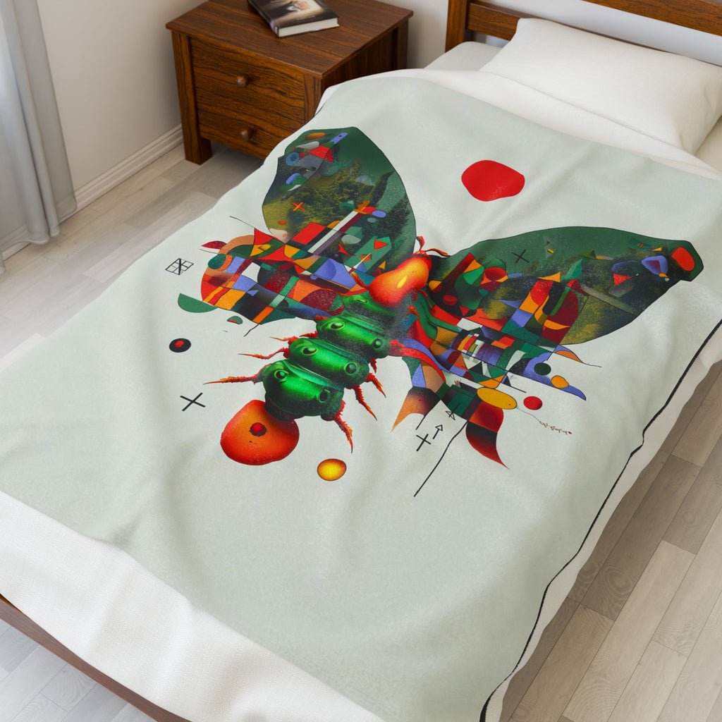 Geometric Butterfly Metamorphosis: Digital Cubist Nature Art, Architectural Insect Composition   |    Custom Orders Available