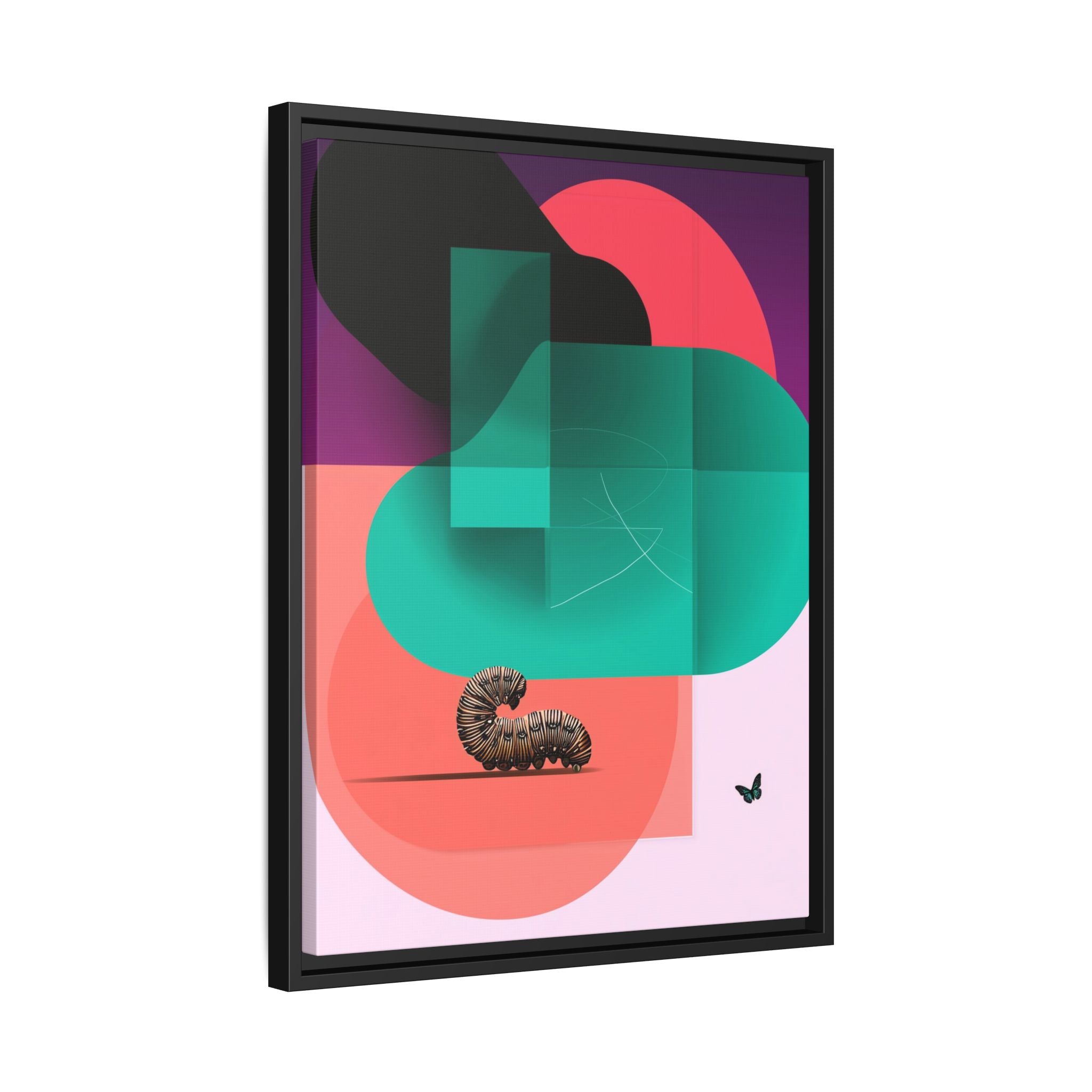 Metamorphosis of Color: Geometric Abstract Butterfly Design, Translucent Shapes Composition   |    Custom Orders Available