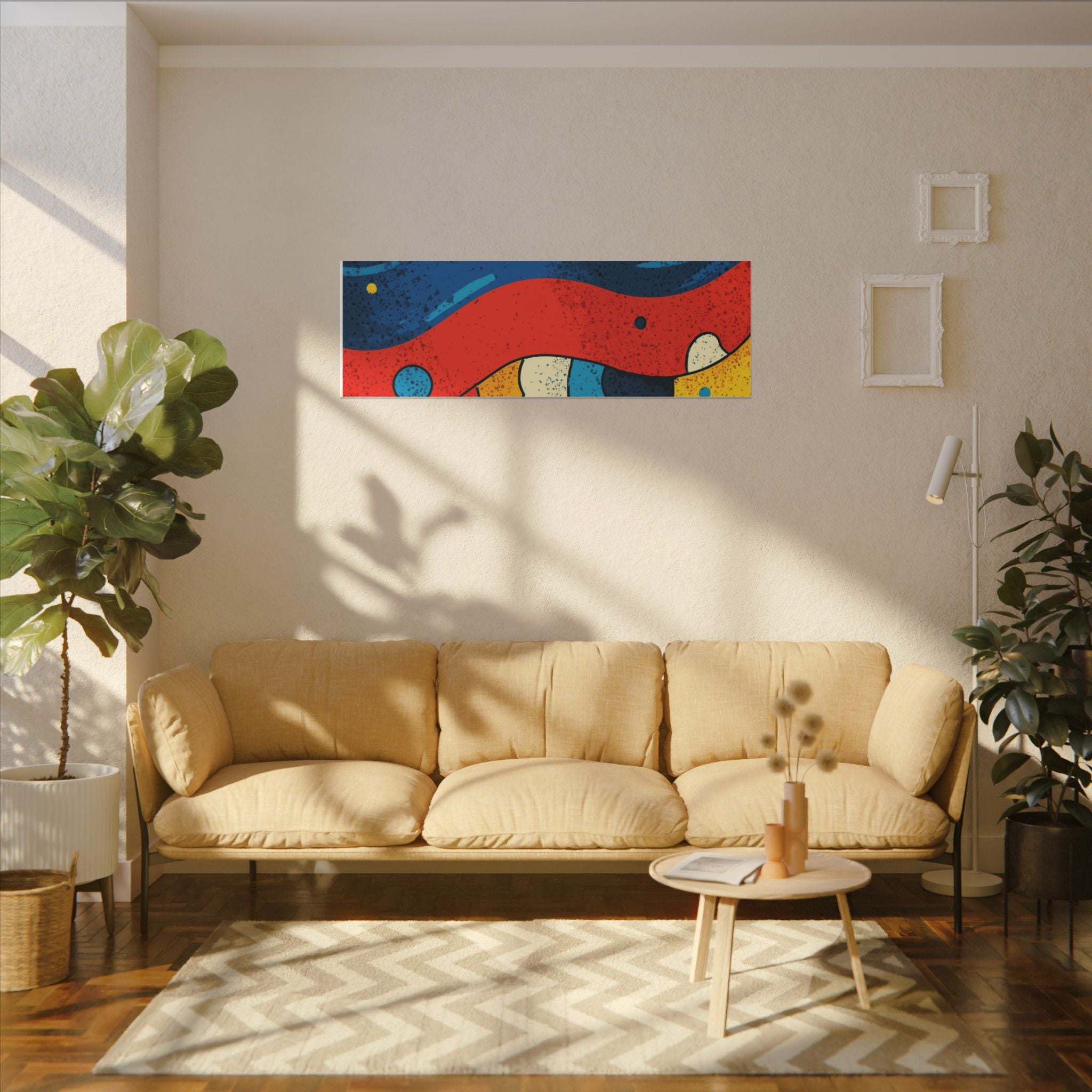 Fluid Dynamics: Retro Abstract Shapes, Mid-Century Modern Motion, Geometric Color Waves   |   Custom Orders Accepted