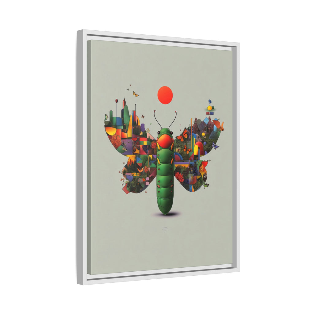 Metamorphosis of Geometry: Digital Nature Mosaic, Surreal Butterfly Landscape   |    Custom Orders Available