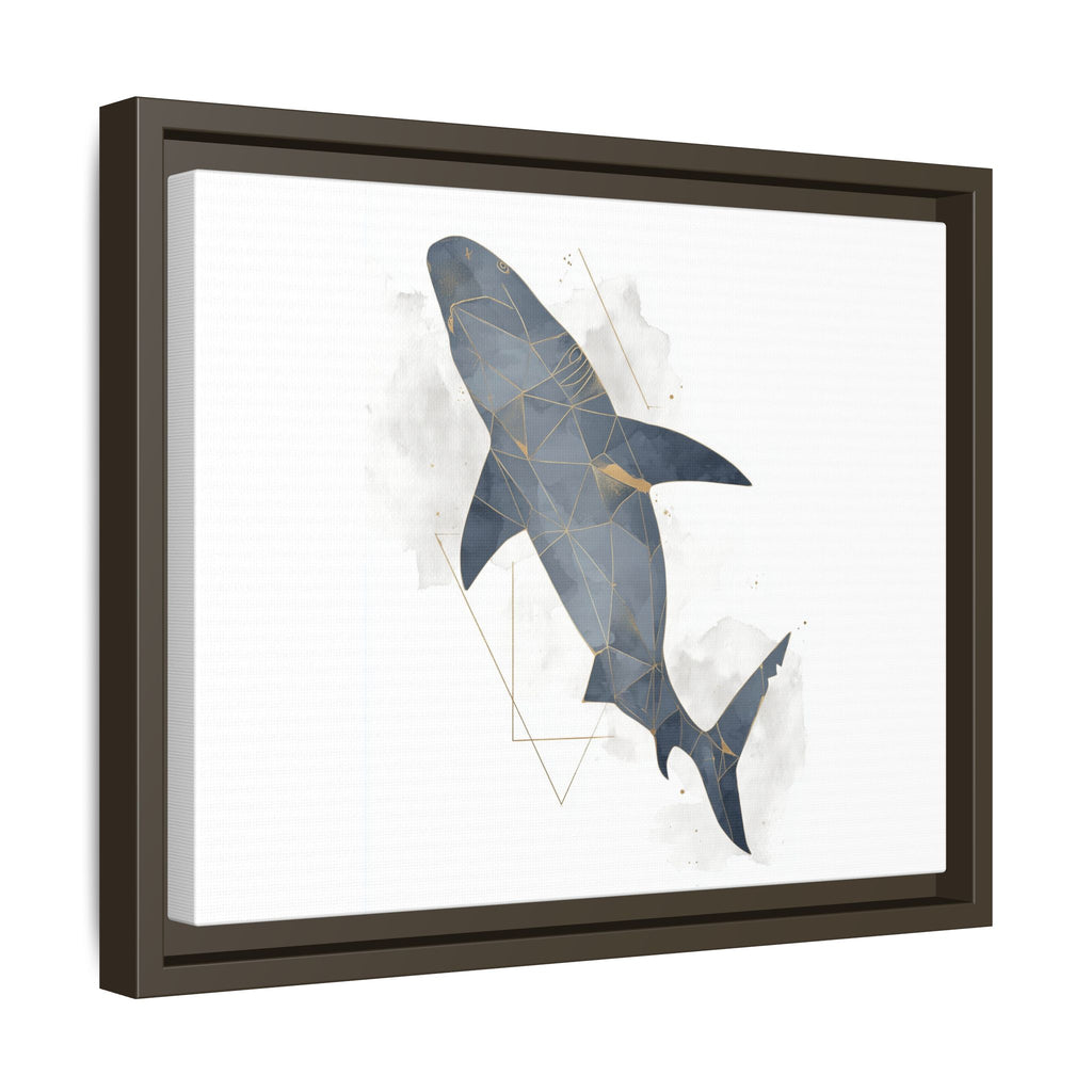 Aquatic Geometry: Shark Polygon Abstraction, Oceanic Digital Art   |  Personalized & Custom Orders Available