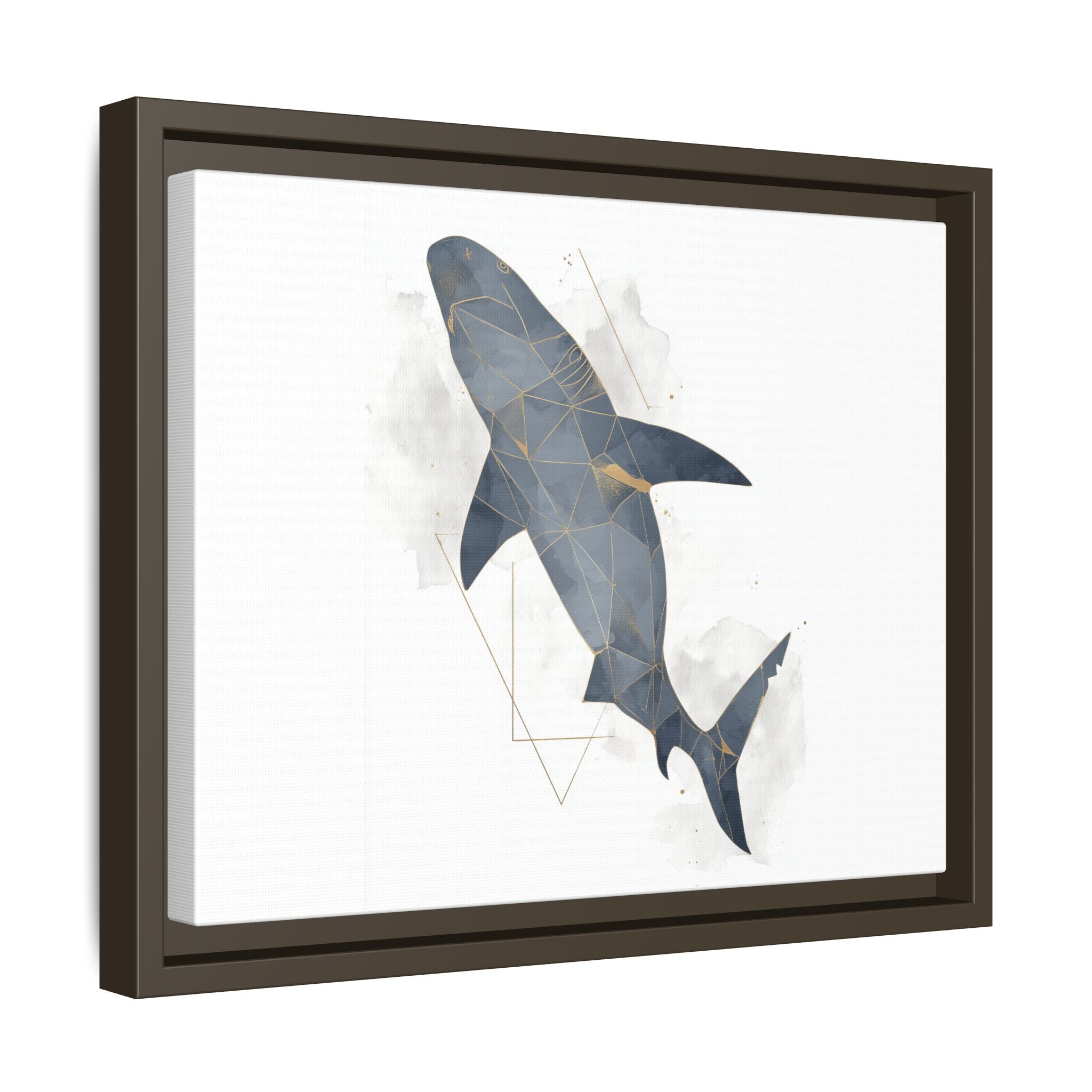 Aquatic Geometry: Shark Polygon Abstraction, Oceanic Digital Art   |  Personalized & Custom Orders Available