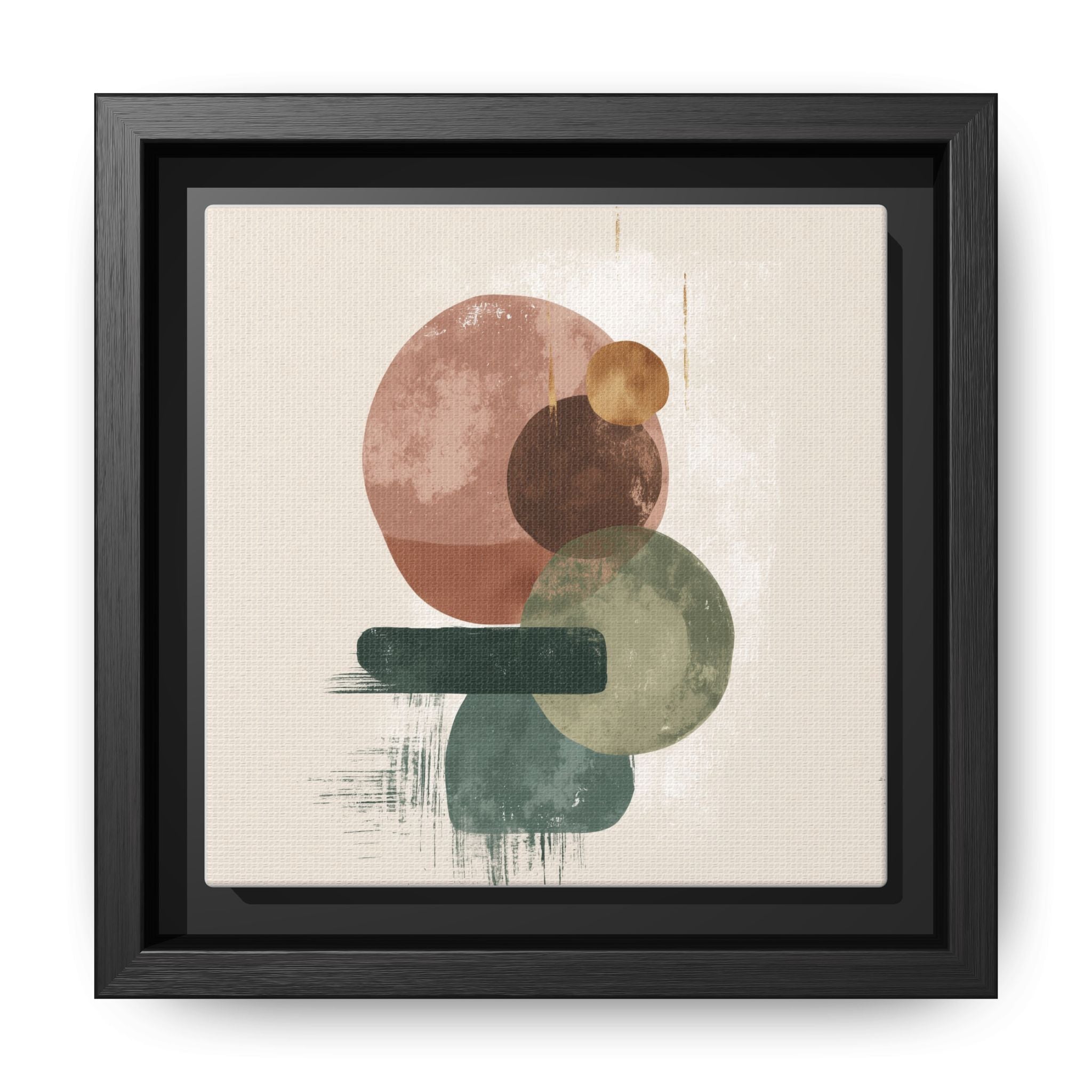 Organic Intersections: Watercolor Abstraction, Earth Tone Composition, Modern Minimalist Art   |   Custom Orders Accepted