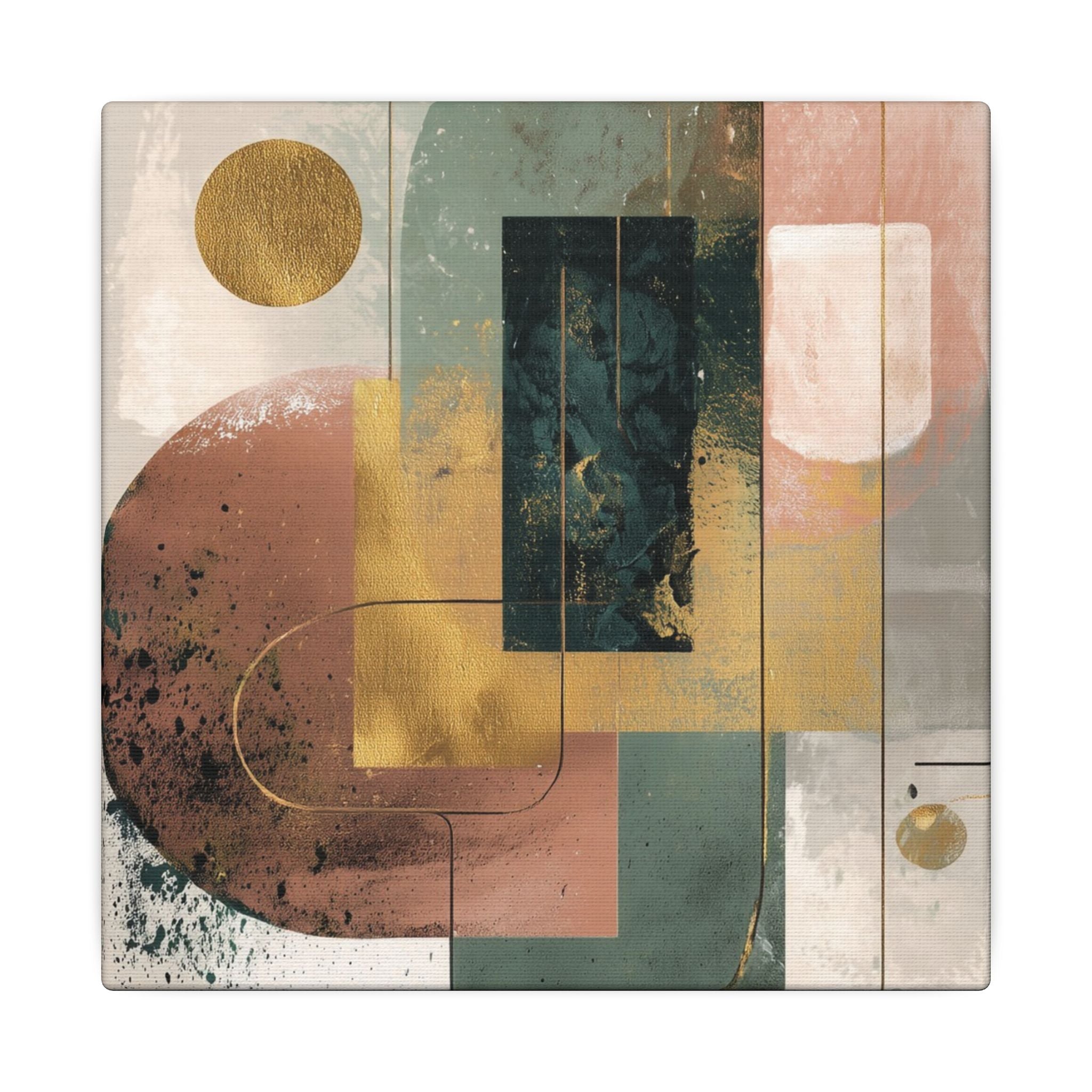 Geometric Harmony: Abstract Composition, Modernist Minimalism, Ethereal Design Layers   |   Custom Orders Accepted