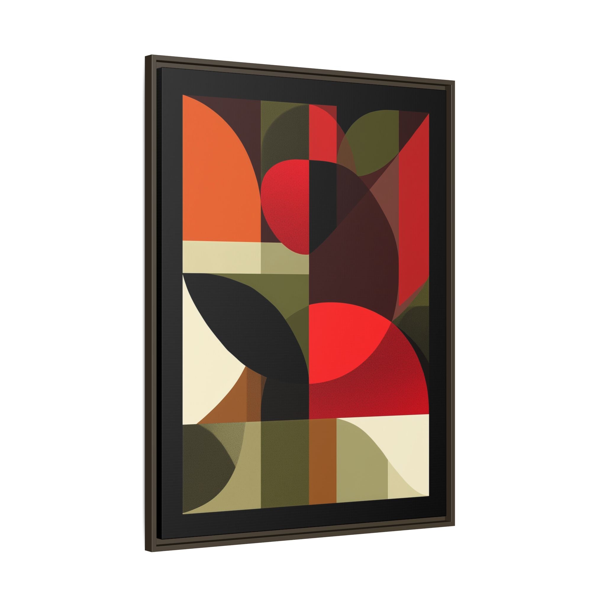 Geometric Fusion: Modern Abstract Composition, Cubist Color Blocks, Architectural Form Harmony   |   Custom Orders Accepted