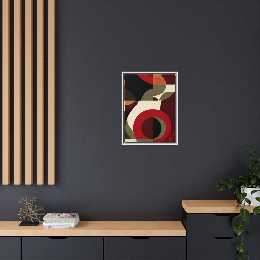 Geometric Intersections: Mid-Century Modern Design, Abstract Architectural Composition, Rhythmic Curved Forms   |   Custom Orders Accepted