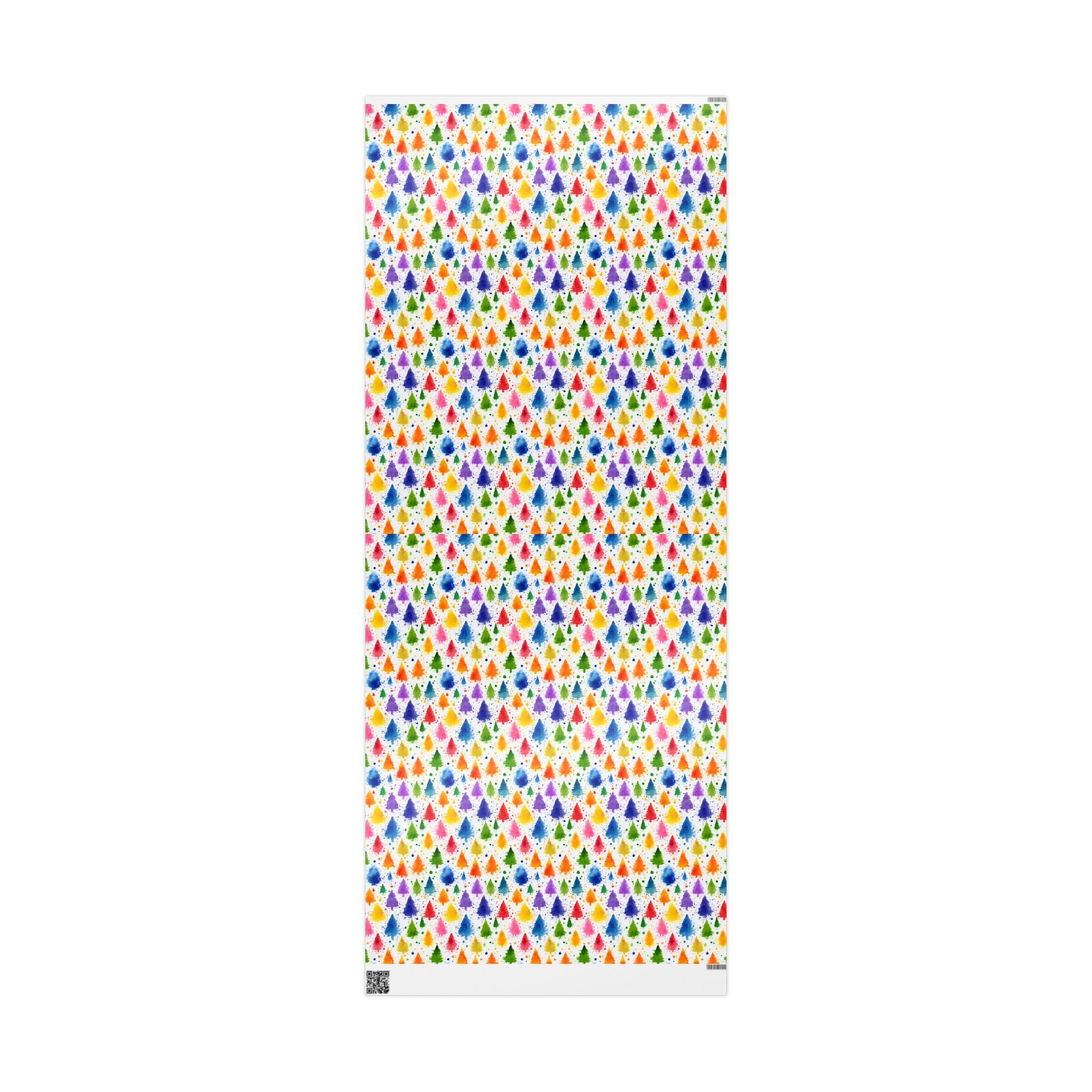 Wrapping Paper Roll — Colorful Paint Splash Gift Wrap for Birthdays & Celebrations