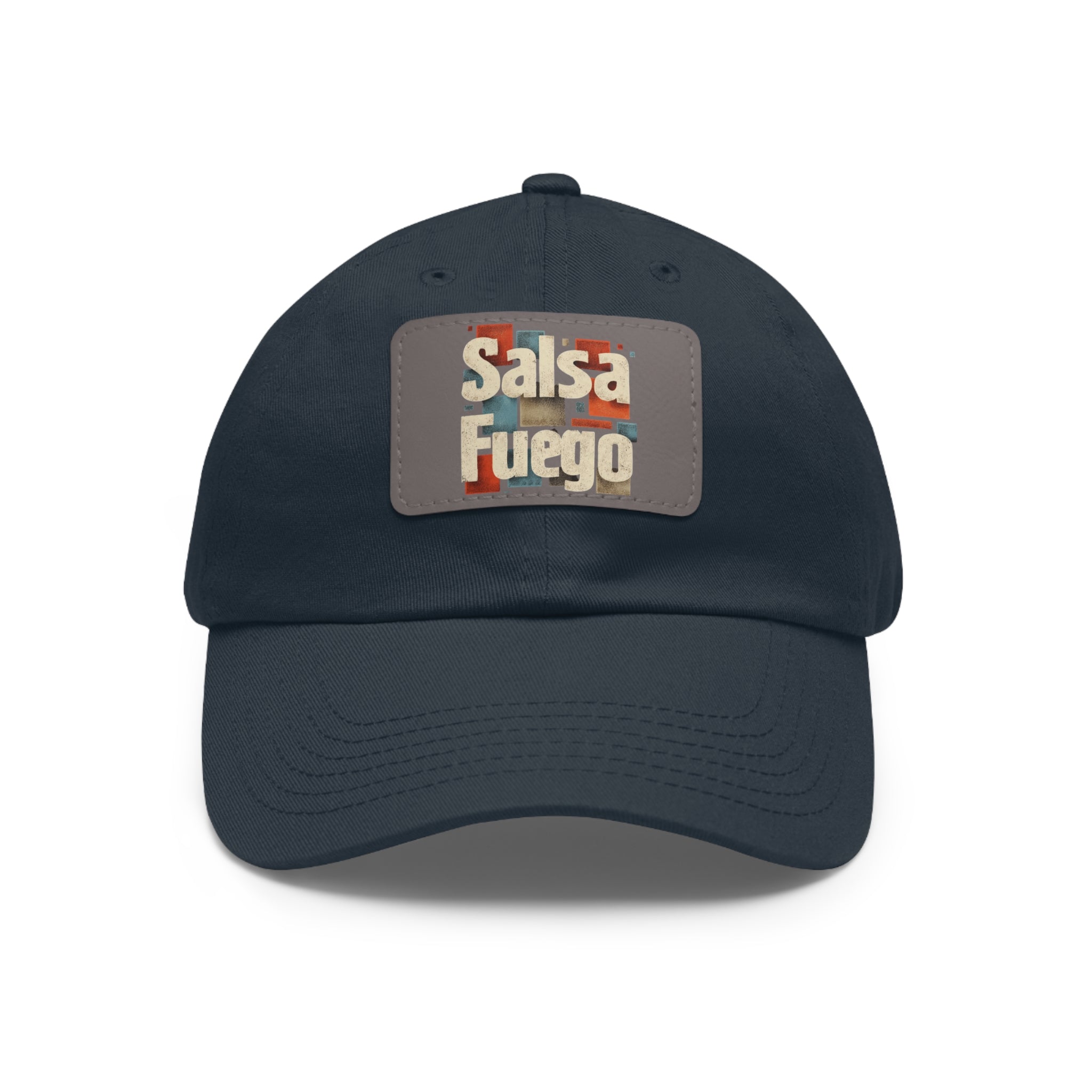Salsa Fuego Geometric Dad Hat with Leather Patch (Rectangle)