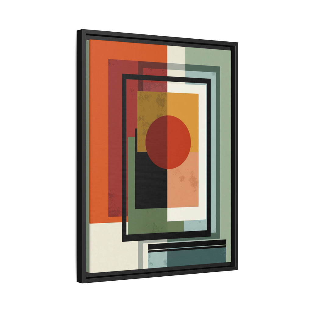 Geometric Harmonies: Mid-Century Modern Composition, Constructivist Inspiration, Abstract Rectangular Interplay   |   Custom Orders Accepted