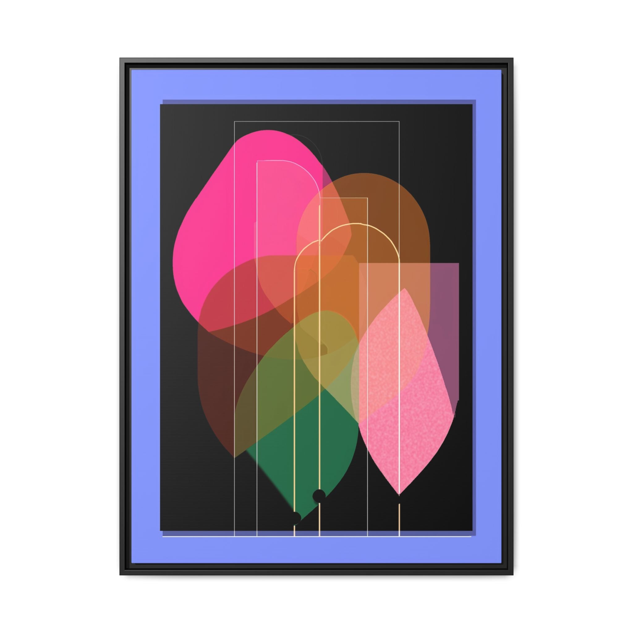 Organic Geometry: Abstract Shape Symphony, Minimalist Color Layers, Contemporary Graphic Design   |   Custom Orders Accepted