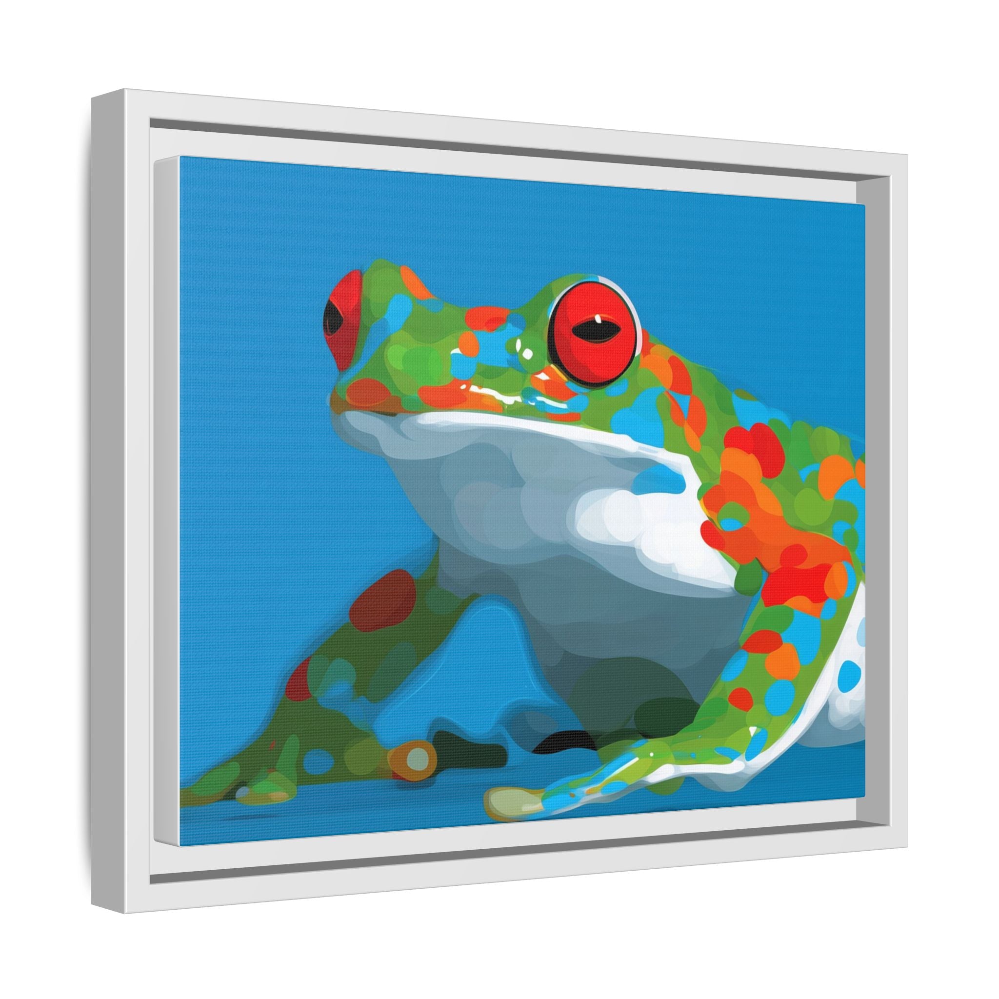 Mosaic Frog: Geometric Wildlife Art, Colorful Amphibian Print   |    Custom Orders Available