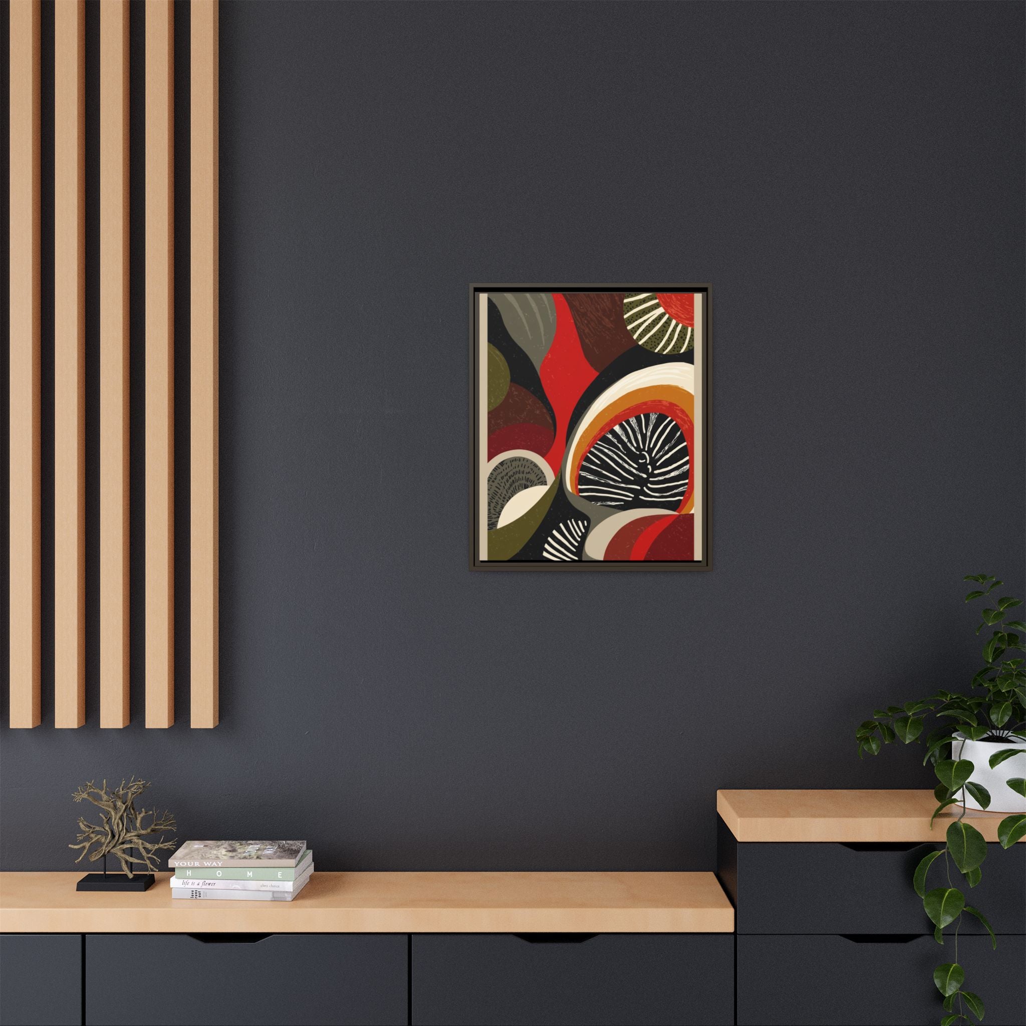 Geometric Rhythm: Abstract Composition, Mid-Century Modern Art, Radial Design Inspiration   |   Custom Orders Accepted