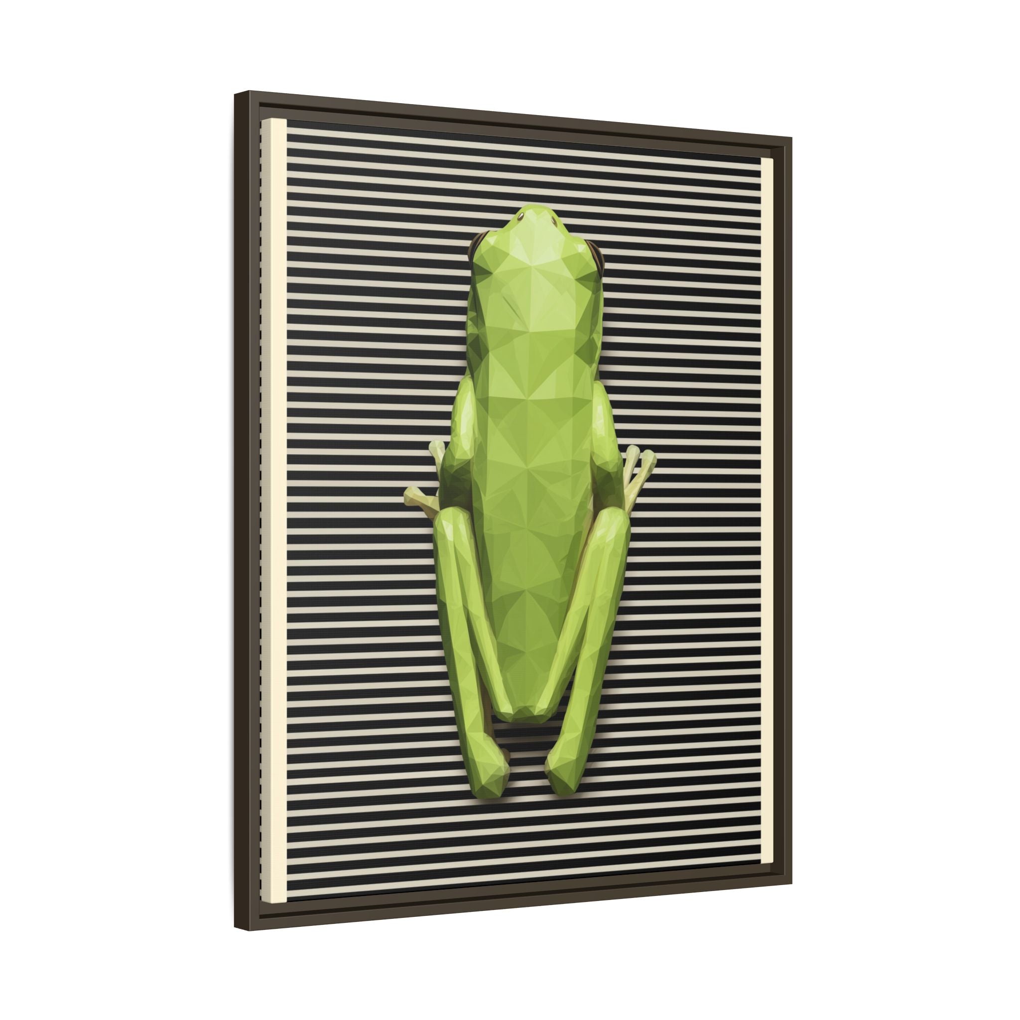 Geometric Amphibian: Low-Poly Frog Design, Digital Art Minimalism   |  Personalized & Custom Orders Available