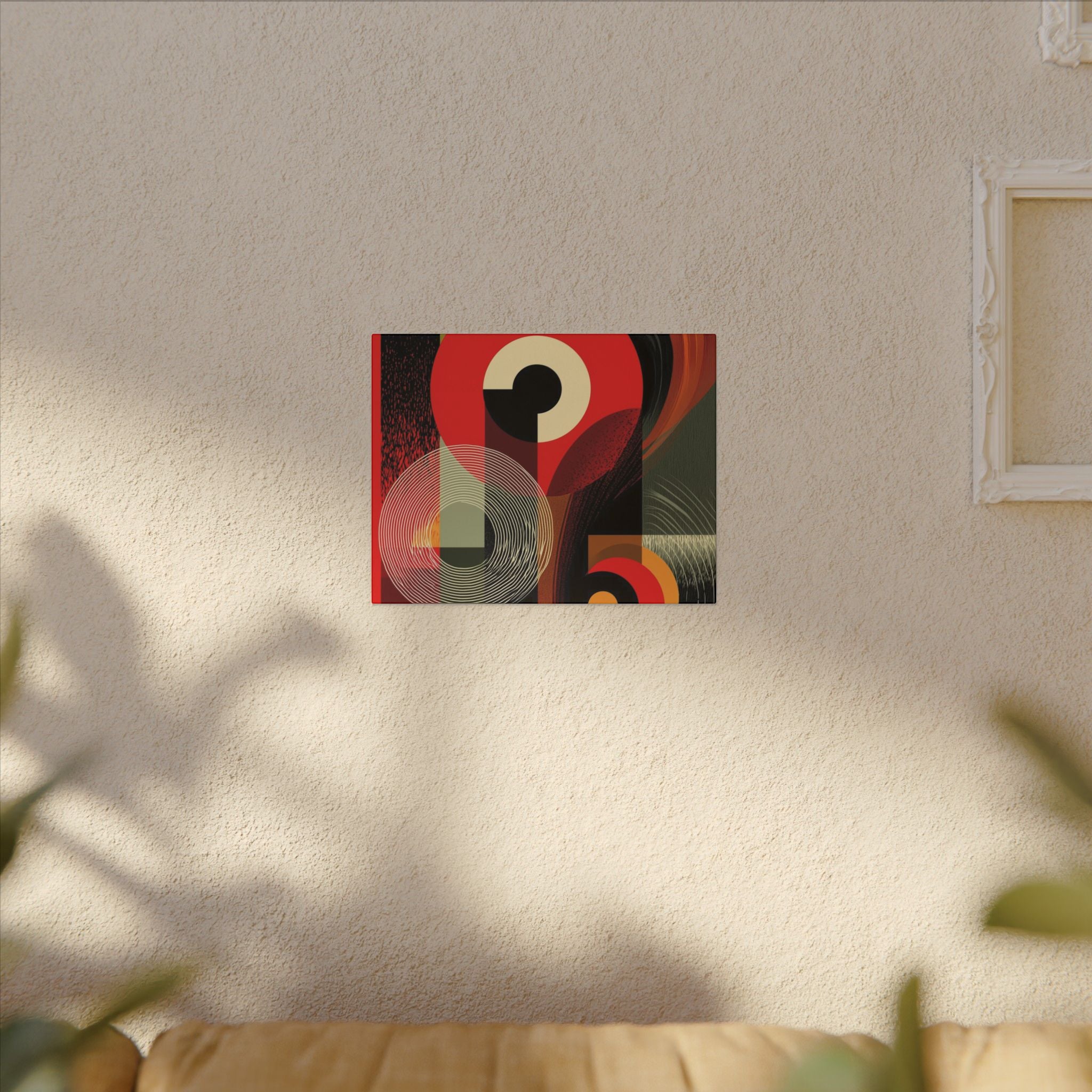 Geometric Convergence: Mid-Century Modern Abstract, Constructivist Design Principles, Bold Chromatic Composition   |   Custom Orders