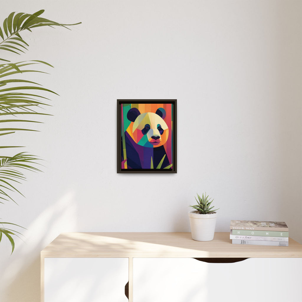 Geometric Panda Framed Print : Kaleidoscope Panda, Digital Art Illustration   |  Personalized & Custom Orders Available