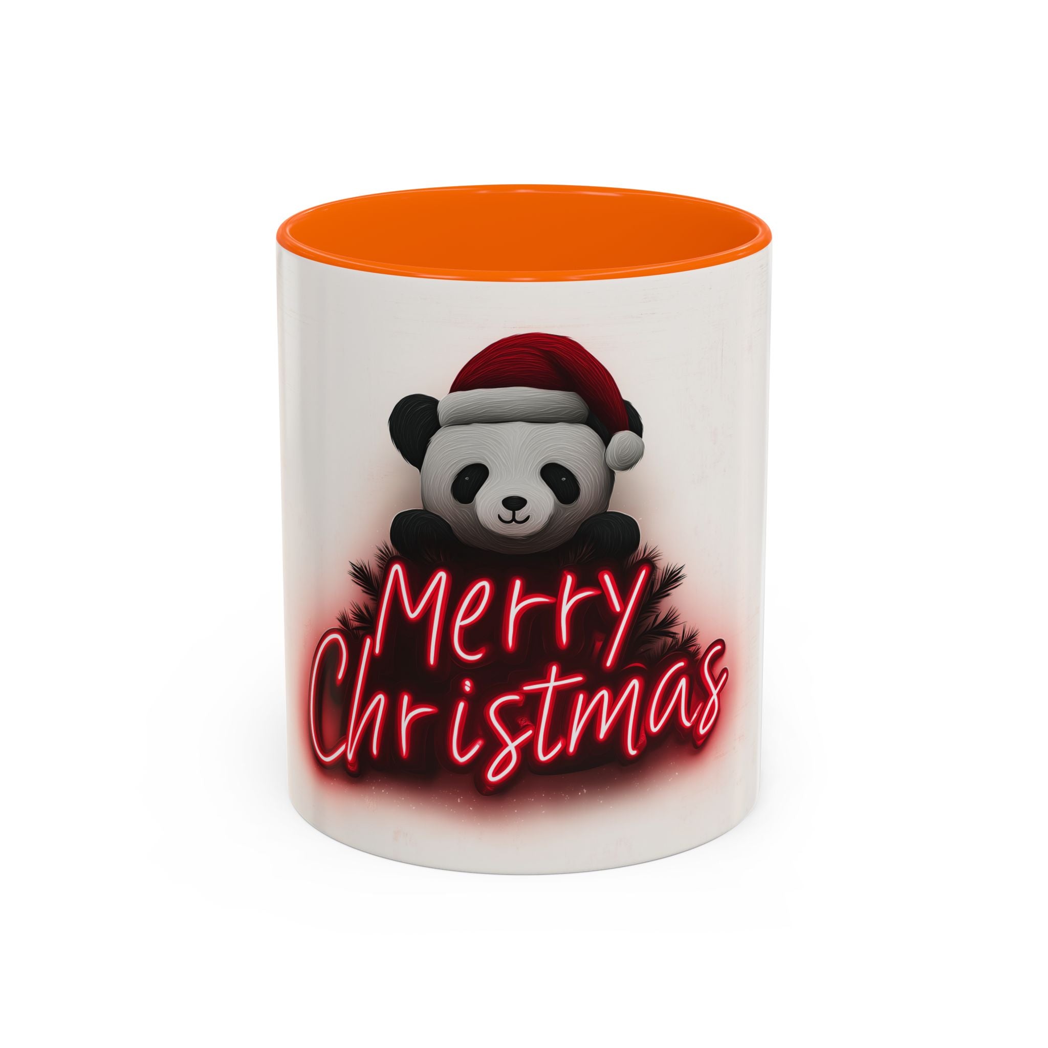 Merry Christmas Panda Mug, Fun Holiday Coffee Cup, Cute Gift for Animal Lovers, Festive Drinkware, Christmas Decorations