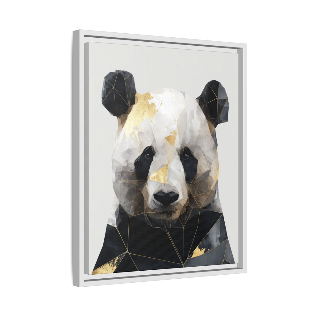 Fractal Panda: Geometric Digital Art, Low Poly Wildlife Portrait   |  Personalized & Custom Orders Available