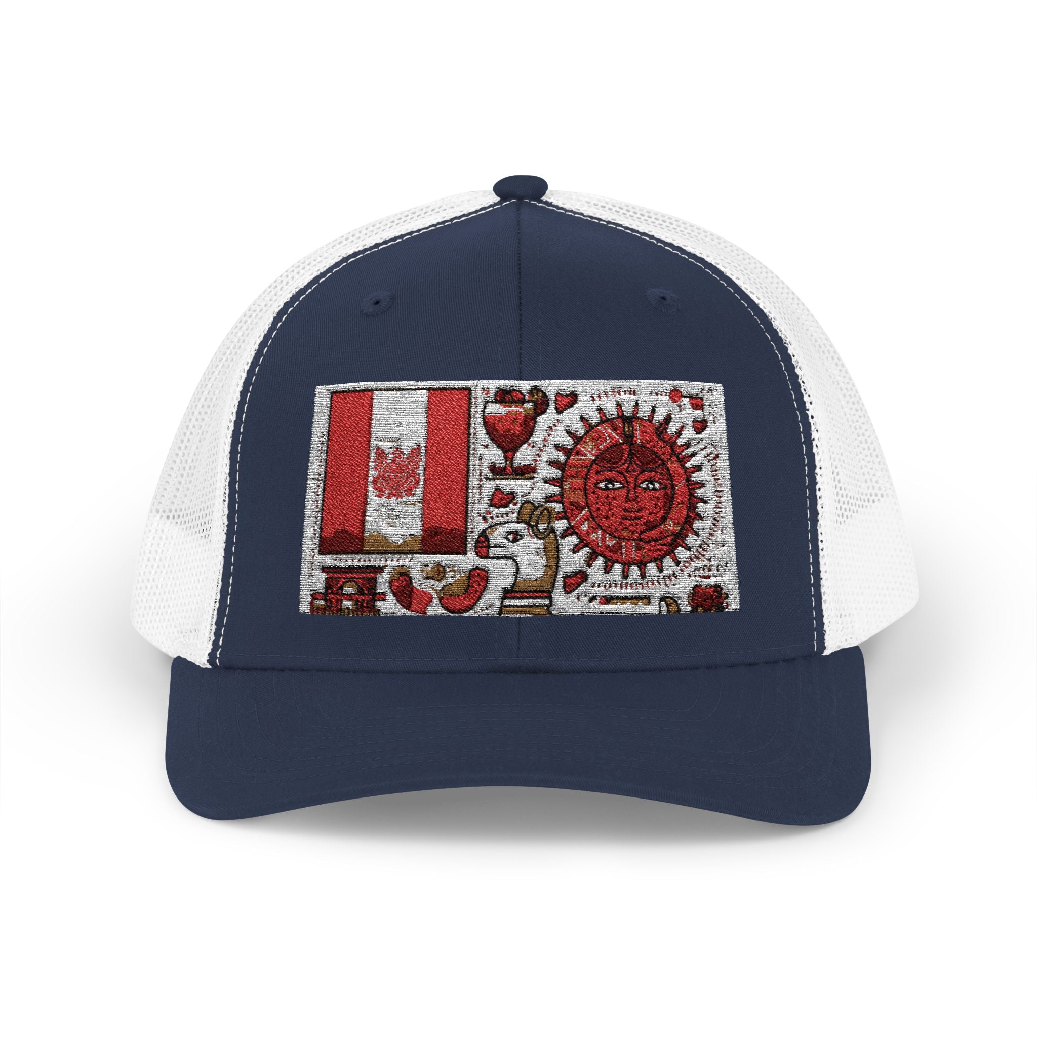 Peruvian Flag Snapback Trucker Cap, Patriotic Cap, Unique Gift for Him, Travel Accessory, Outdoor Summer Hat, Sports Headwear, Peru