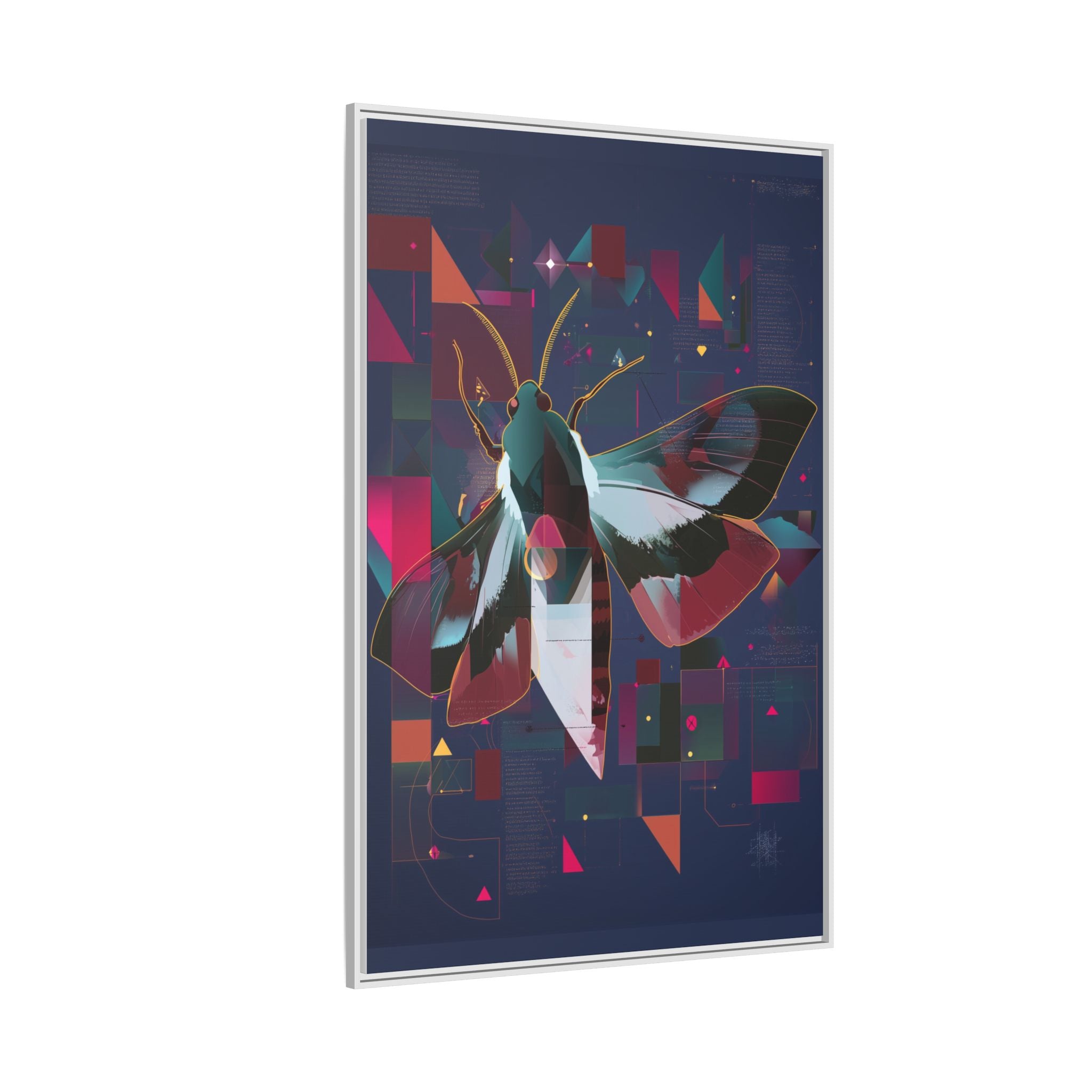 Digital Metamorphosis: Geometric Butterfly, Technological Nature   |    Custom Orders Available