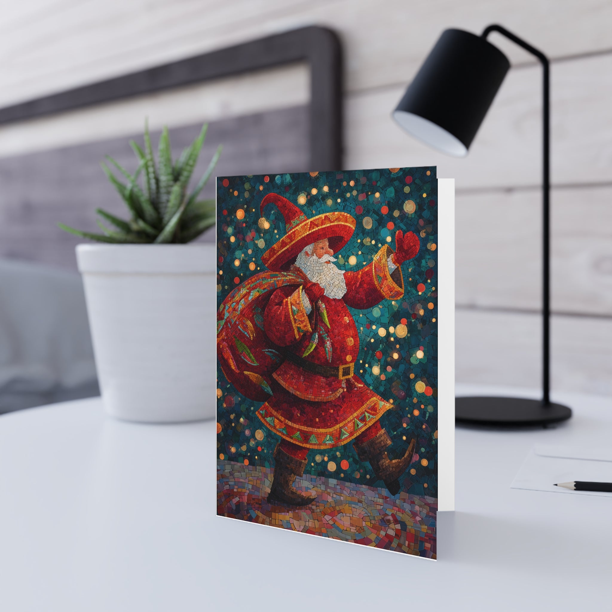 Christmas Salsa Dancing Greeting Card