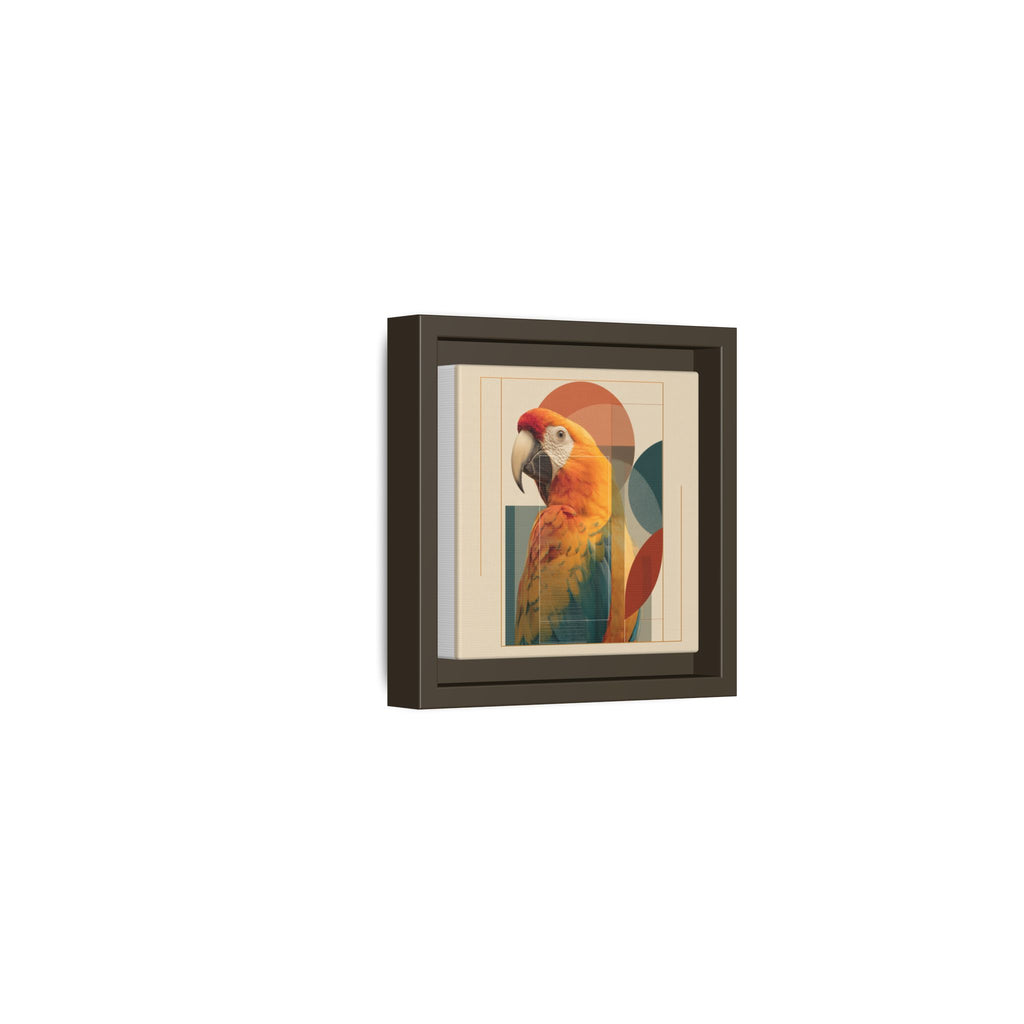 Macaw Geometry: Vibrant Avian Portrait, Modernist Graphic Design   |  Personalized & Custom Orders Available