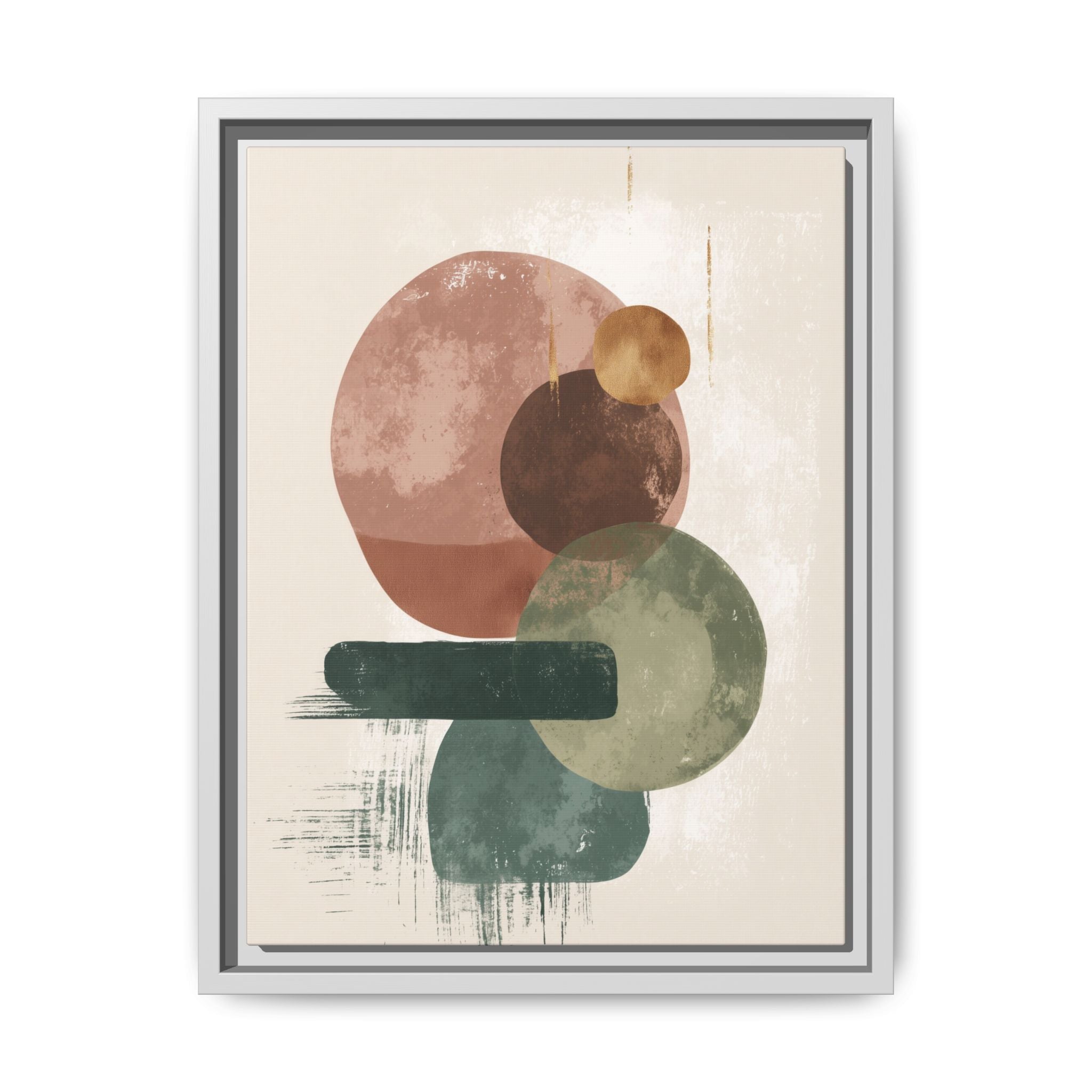 Organic Intersections: Watercolor Abstraction, Earth Tone Composition, Modern Minimalist Art   |   Custom Orders Accepted