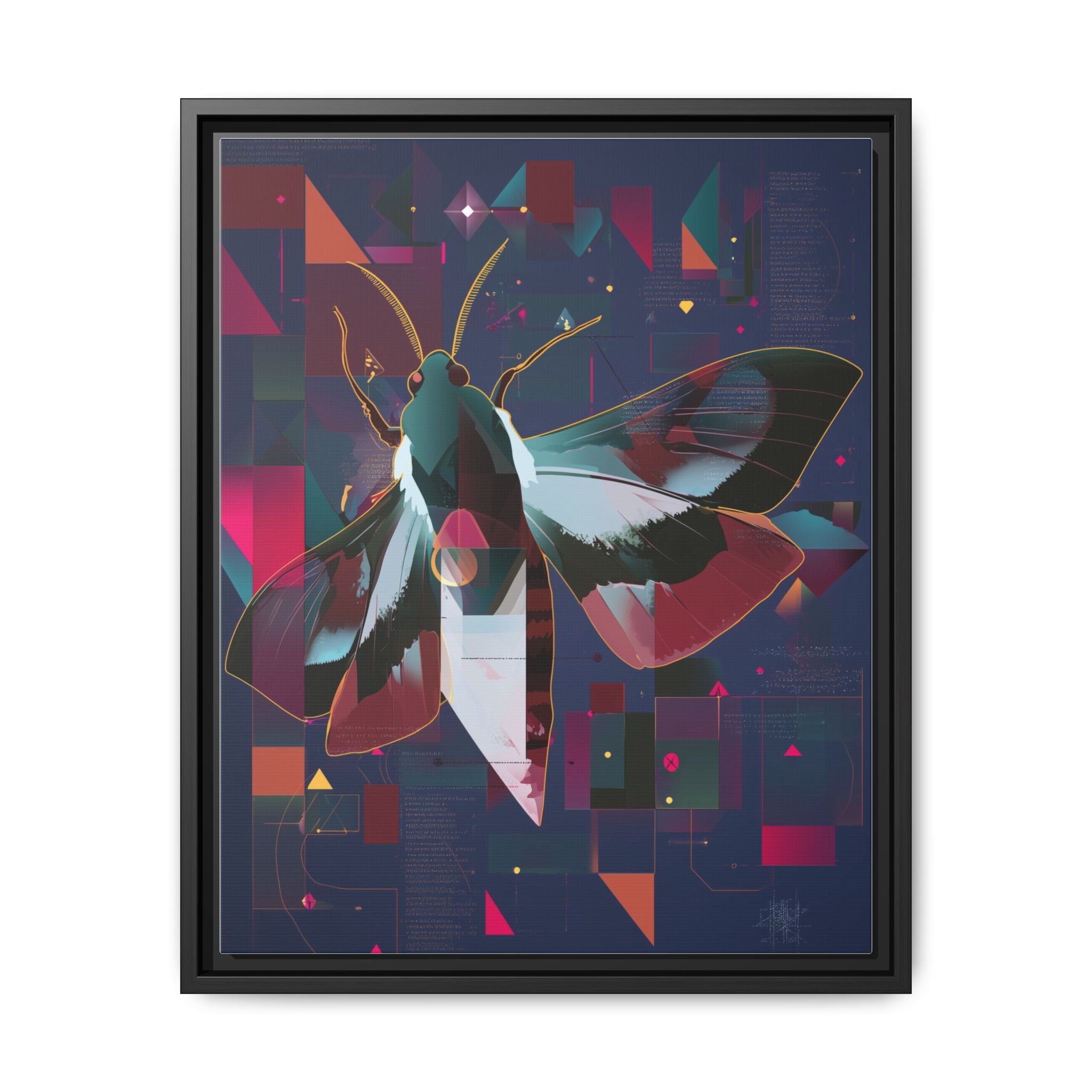 Digital Metamorphosis: Geometric Butterfly, Technological Nature   |    Custom Orders Available
