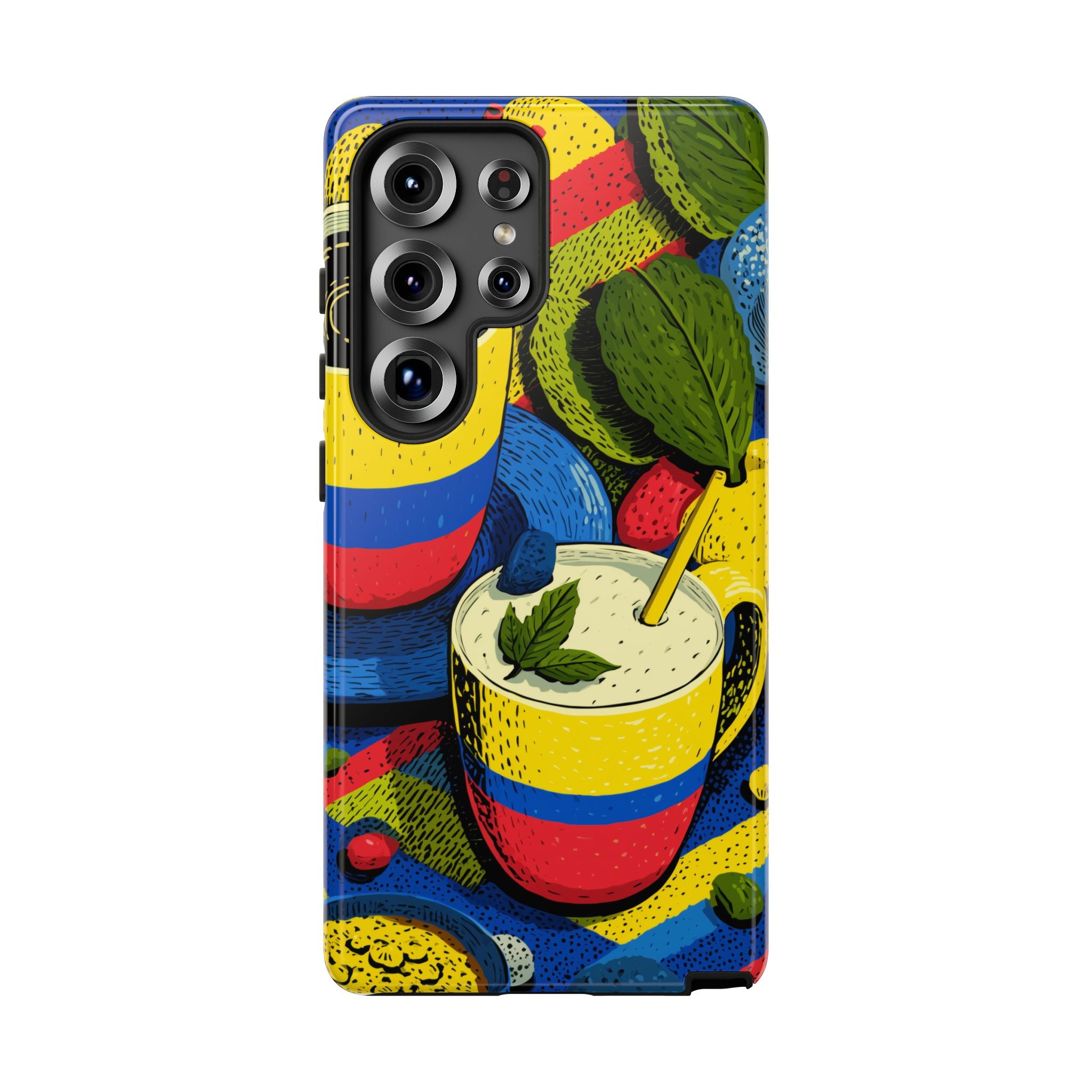 Vibrant Phone Case for Tough Cases | Colorful Colombian Art, Unique Gift, Trendy Accessory, Summer Style, Festival Must-Have